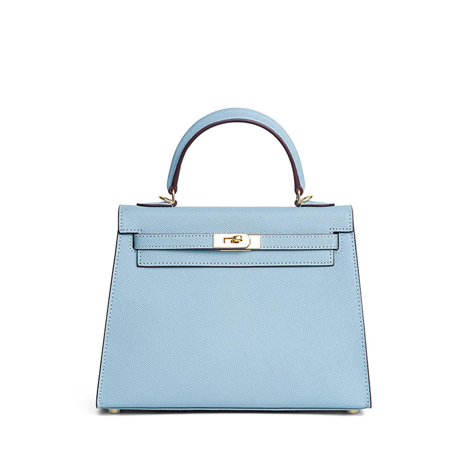 2024 New Women's Genuine Leather Crossbody Shoulder Bag - Mini Small Designer Handbag, Lightweight Purse for Daily Use, Work, Travel & Shopping