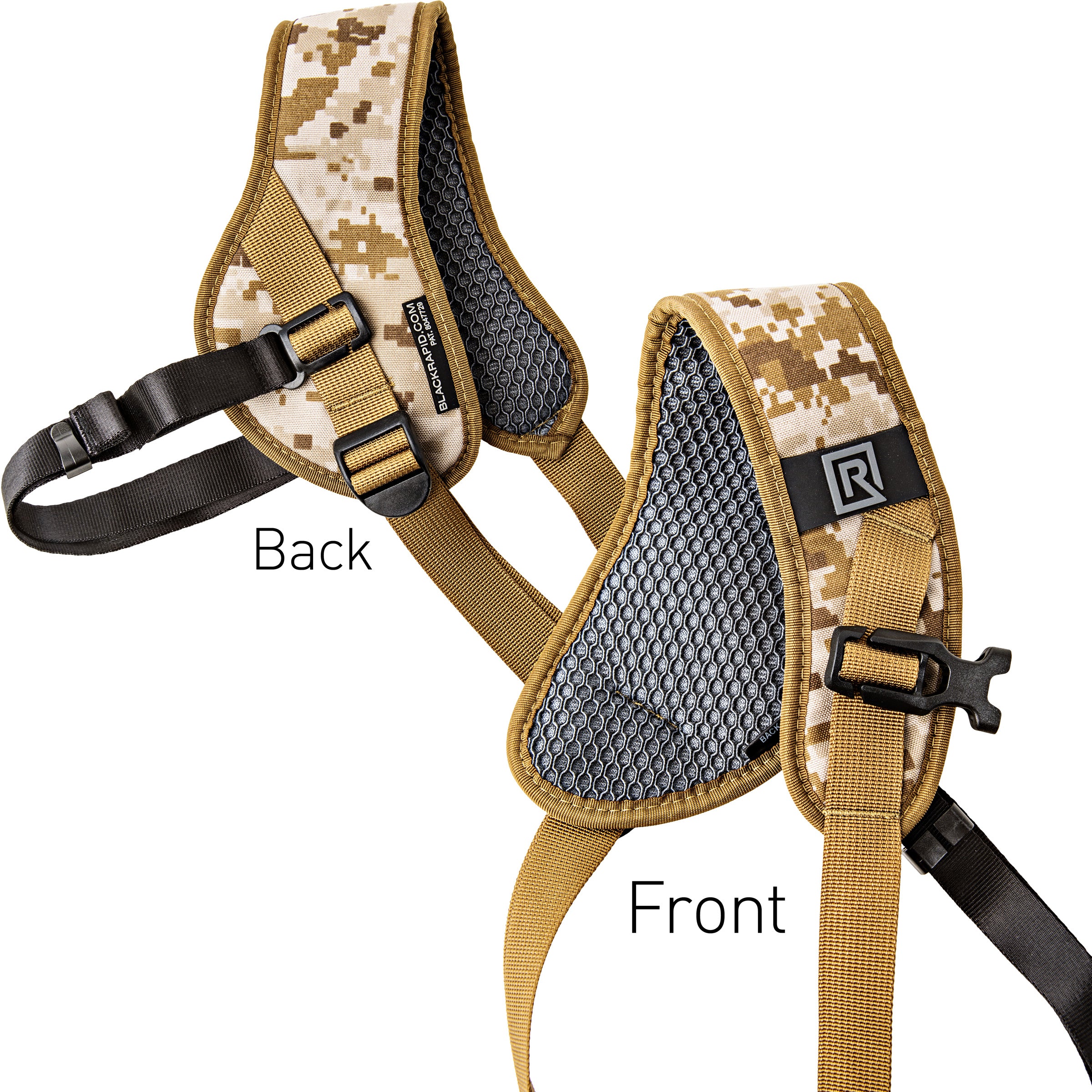 BlackRapid Sport X Digital Desert Arid Camera Sling Strap - Comfortable DSLR/Mirrorless Camera Shoulder Harness for Photographers - Perfect for Travel, Hiking & Outdoor Photography