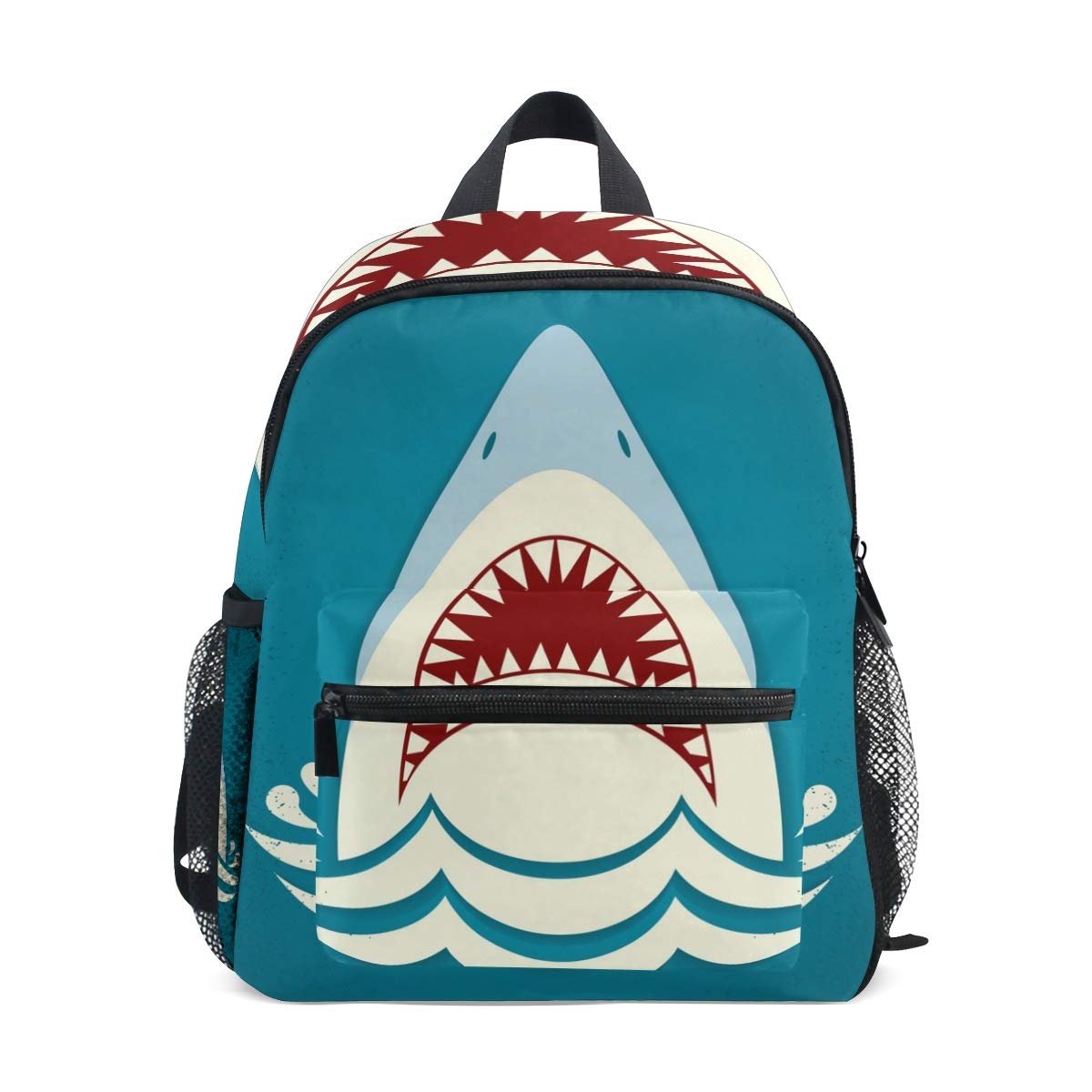 **Shark Tooth Jaws Kids Backpack for Boys & Girls Ages 3-7 - Durable & Lightweight School Bag for Preschool, Daycare & Outdoor Adventures**