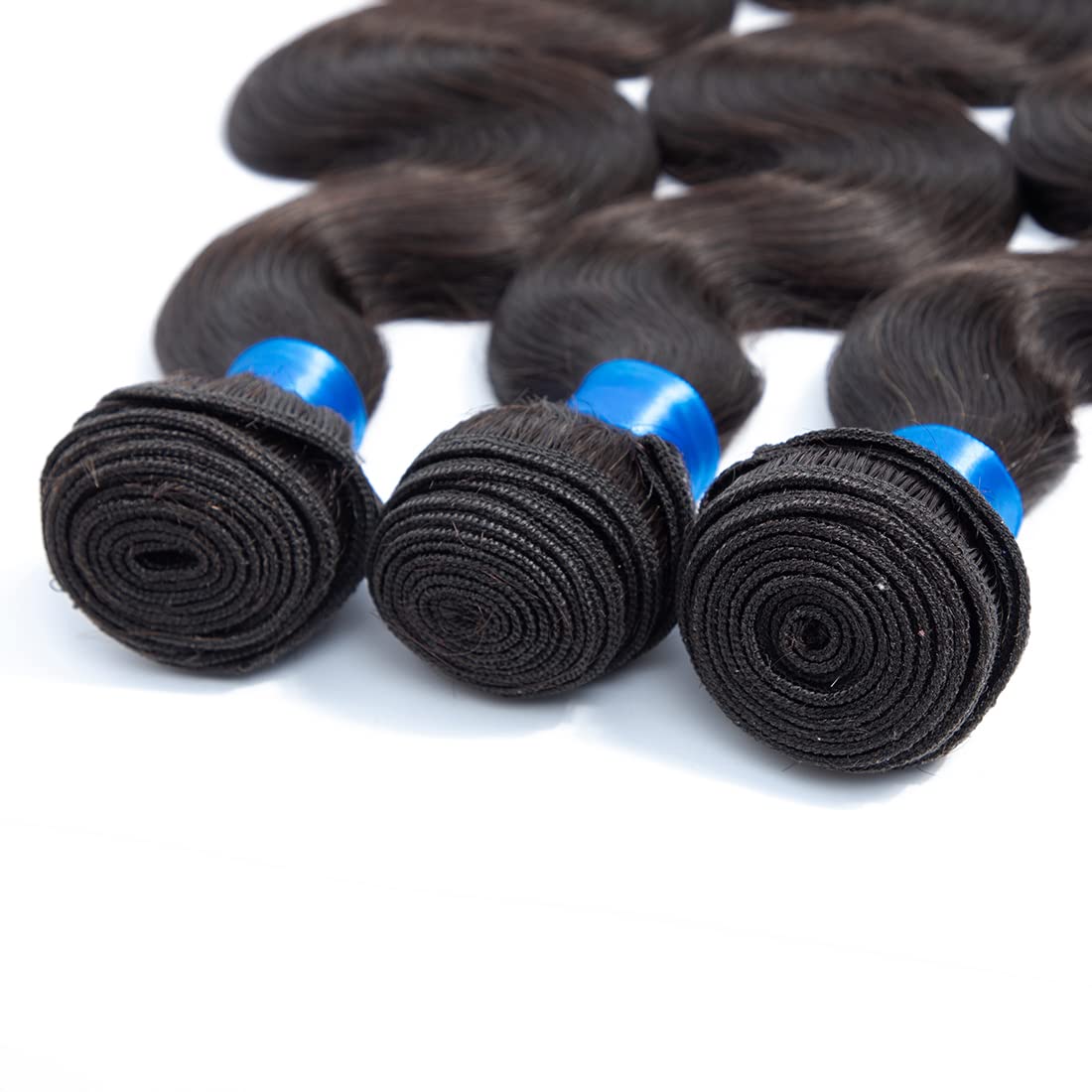 100% Unprocessed Brazilian Virgin Human Hair Weaves - 3 Bundles Body Wave Hair Extensions in Natural Black (22/24/26 Inch) | Perfect for Daily Wear, Parties & Special Occasions