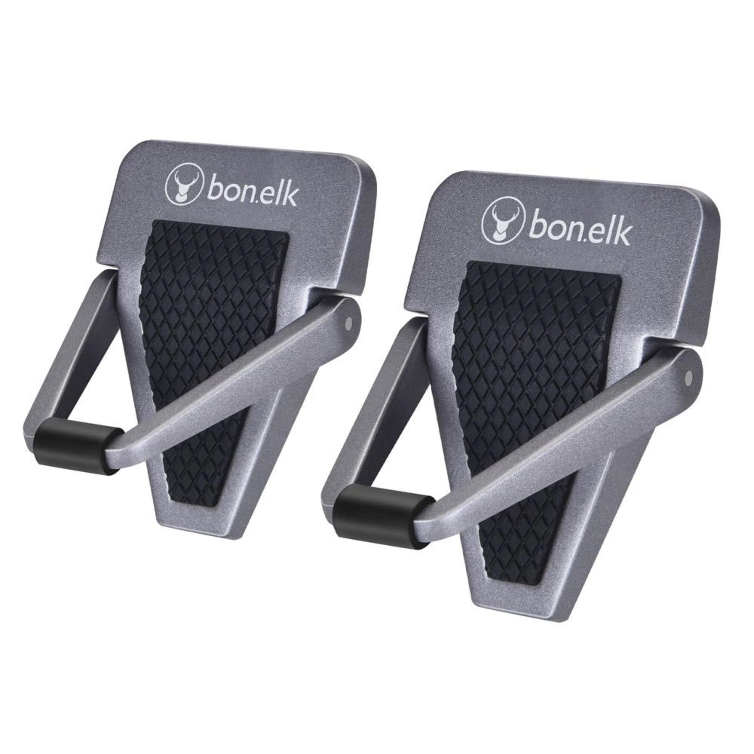 Bonelk Elevate Go Laptop Stand - Adjustable Ergonomic Aluminum Laptop Riser for MacBook, Dell, HP (Space Grey) - Perfect for Home Office, Coffee Shops & Travel