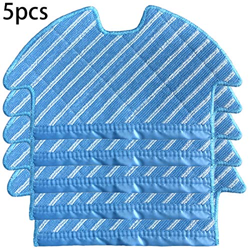 5Pcs Mop Cloth Pads Replacement for Ecovacs Deebot Ozmo 900 Robot Vacuum Cleaner - Washable Microfiber Cleaning Pads for Hardwood Floors & Tile Cleaning