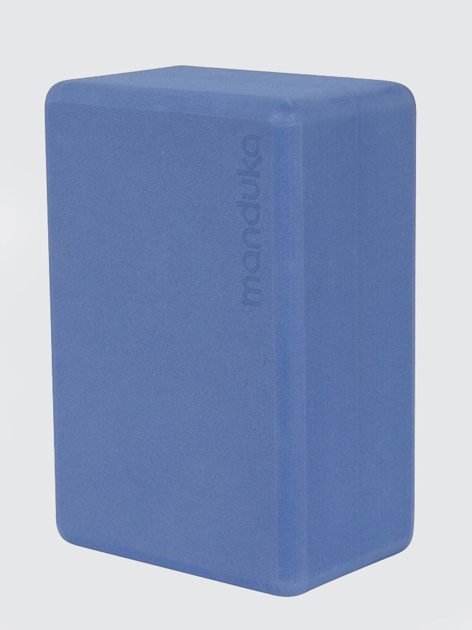 Manduka Recycled EVA Foam Yoga Block - Non-Slip Yoga Brick for Support & Alignment - Ideal for Yoga, Pilates & Meditation at Home or Studio