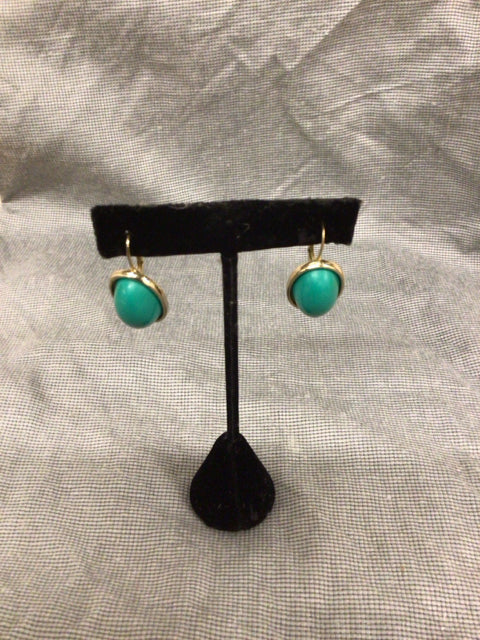 Turquoise and Gold Dangle Earrings for Women | Boho Chic Statement Jewelry | Perfect for Parties, Weddings & Everyday Wear