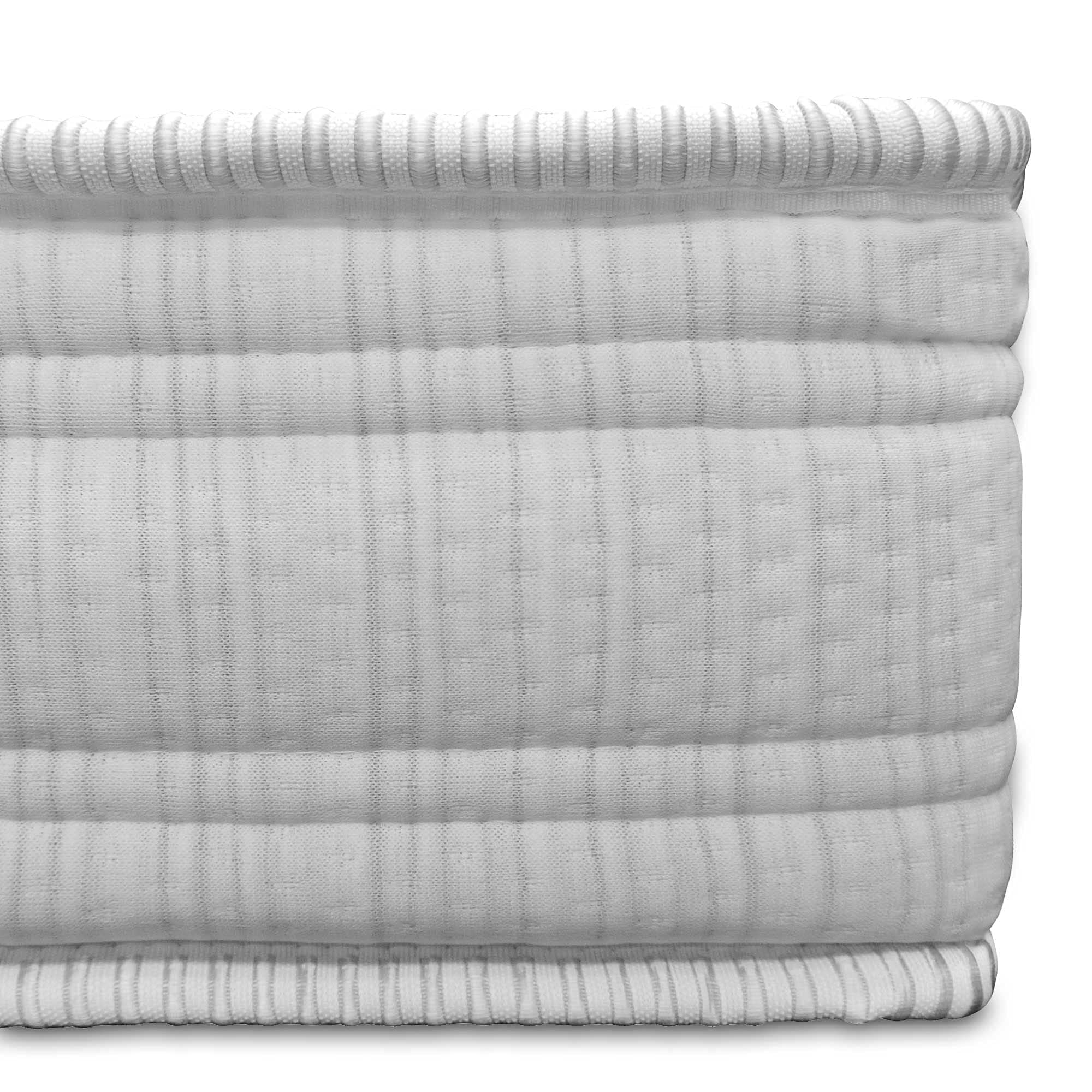 Baldiflex Memory Foam Mattress 140x190cm - Orthopedic, Anti-Bacterial, Non-Deformable with Silver Safe Cover for Couples | Perfect for Back Pain Relief & Allergy Sufferers