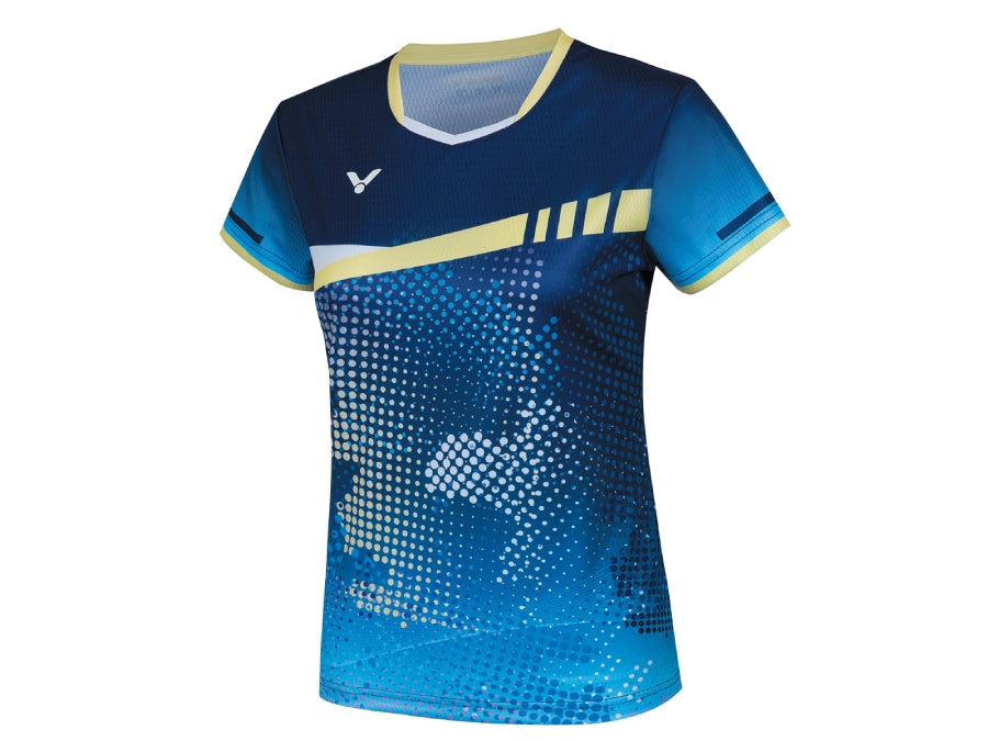 VICTOR Women's T 51011 B Badminton & Tennis Shirt - Breathable Quick-Dry Sports Top for Women's Badminton & Tennis Training