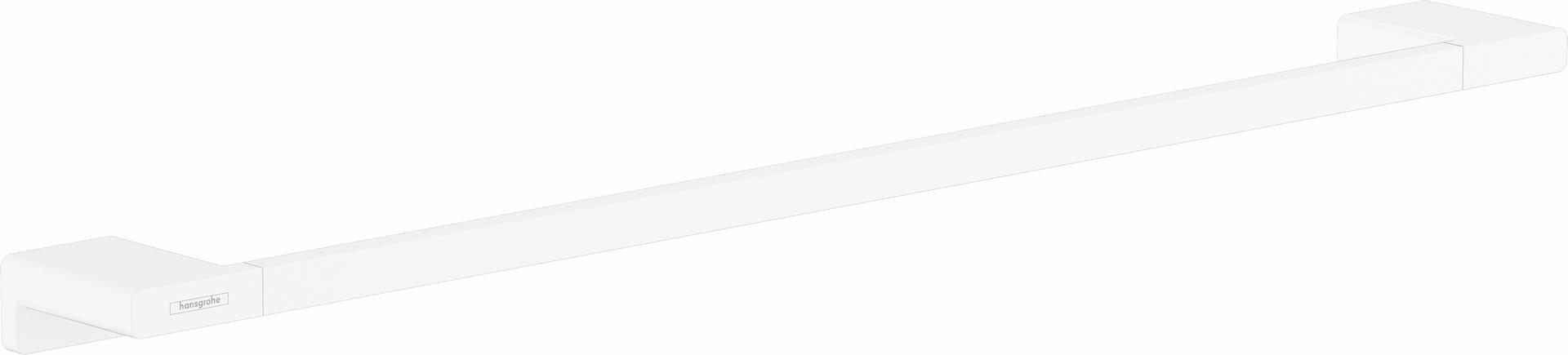 Hansgrohe AddStoris 24-Inch Towel Bar in Matte White (41747700) - Bathroom Towel Holder for Modern & Luxury Home Decor
