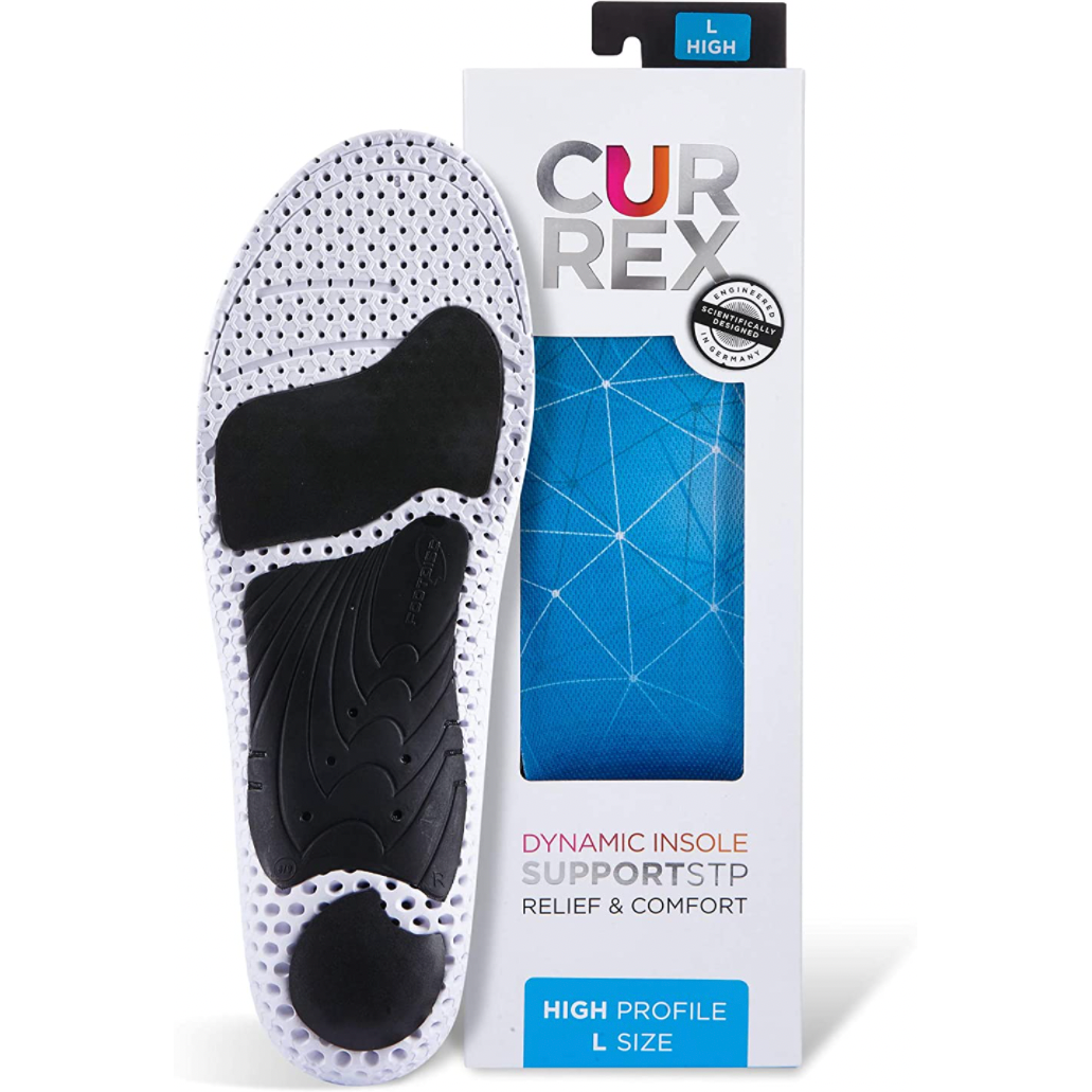 CURREX SupportSTP Performance Insoles - High Arch Support for Running, Hiking & Sports - Comfortable Orthotic Shoe Inserts for Men & Women