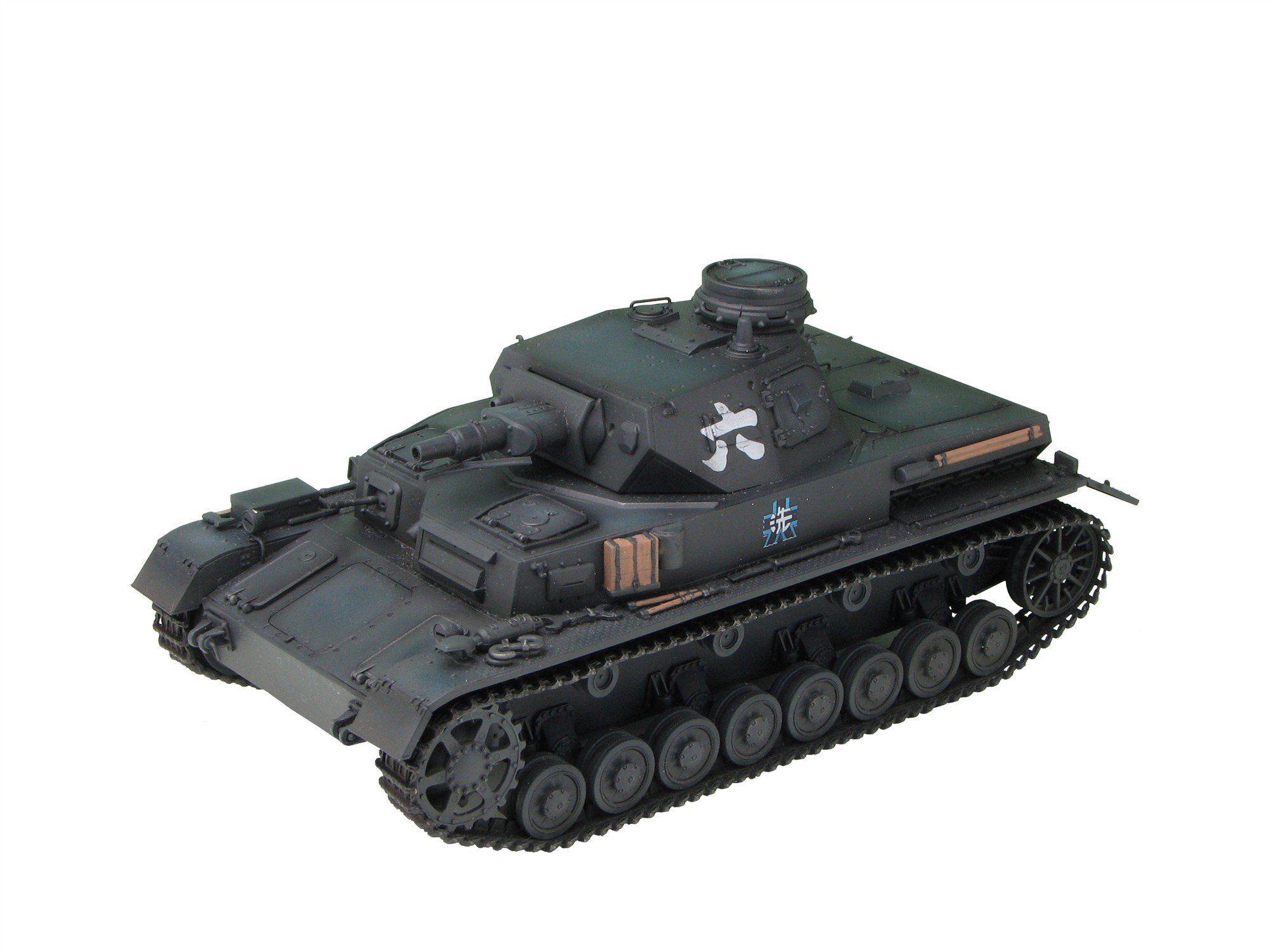 1:35 Scale Platz Pz.Kpfw. IV Ausf. D Ankou-San Team Version - Girls und Panzer Anime Model Kit for Collectors & Military Enthusiasts | Perfect for Display & Anime-Themed Dioramas