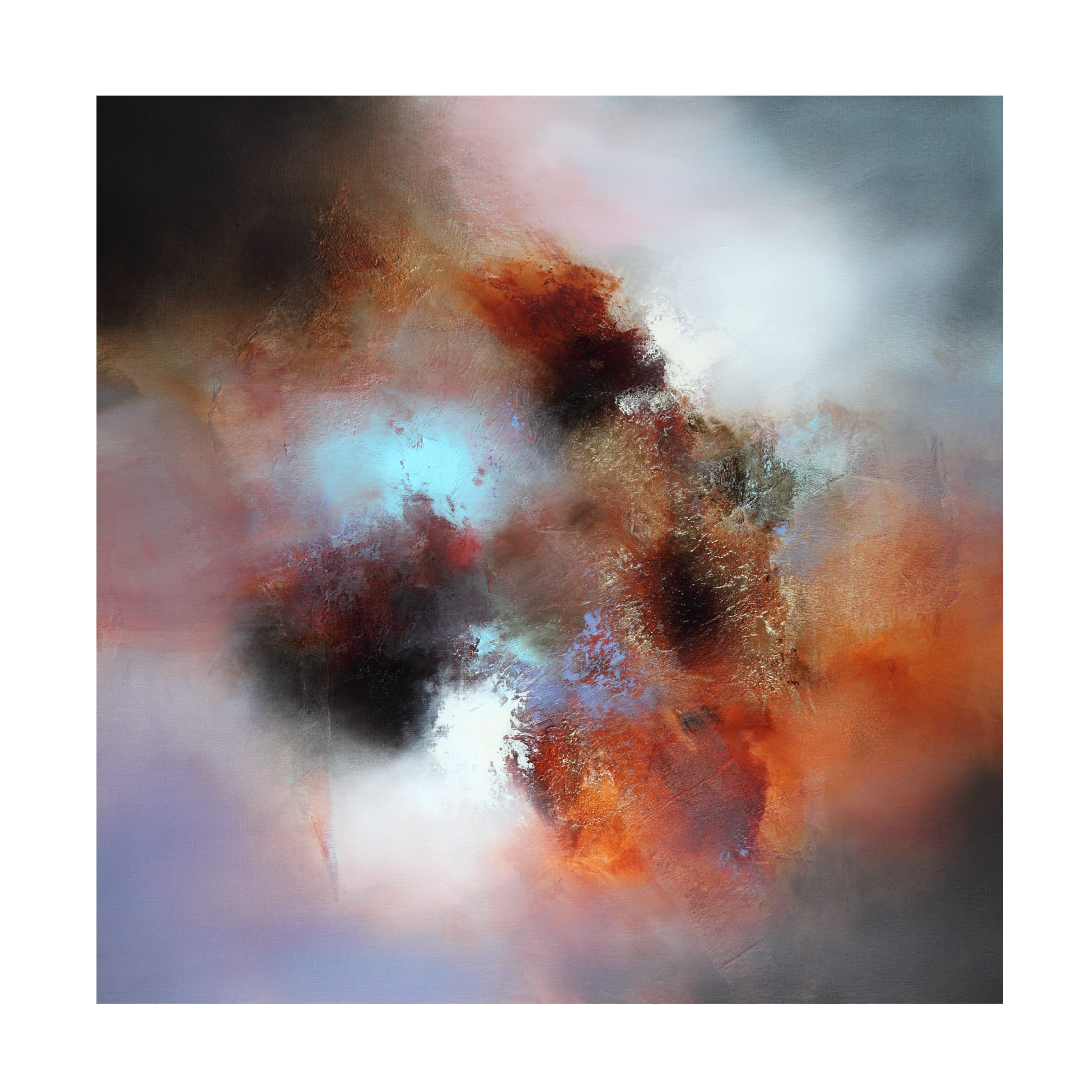 Trademark Fine Art 'Voyage' Canvas Wall Art by Eelco Maan - Modern Abstract Painting for Living Room, Bedroom & Office Decor