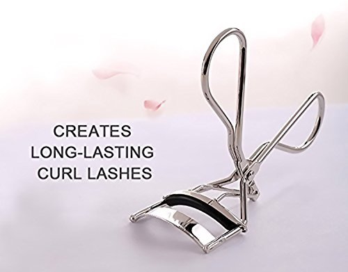 Kabello Professional Eyebrow Trimmer & Eyelash Curler Set - Salon & Home Use Eyebrow Shaping Tool for Women & Girls - Perfect for Grooming, Styling & Enhancing Natural Beauty (Pack of 1)