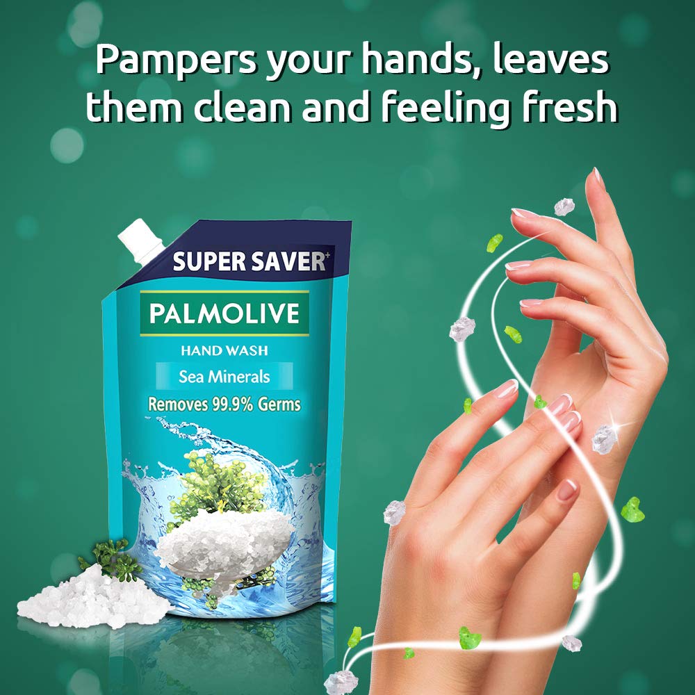 Palmolive Naturals Sea Minerals & Orchid Milk Liquid Hand Wash Refill Combo Pack - 2 x 750ml | Moisturizing & Gentle on Skin | Perfect for Bathrooms, Kitchens & Guest Washrooms