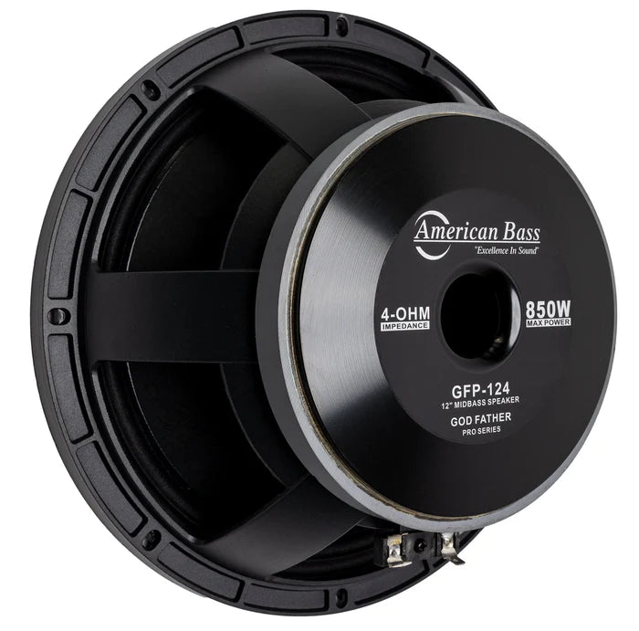 American Bass Pro Cast 12 Midbass Speaker - 425 Watts RMS Power - Premium Car Audio for Deep Bass & Clear Sound - Perfect for Car Stereo Upgrades & Bass Enthusiasts