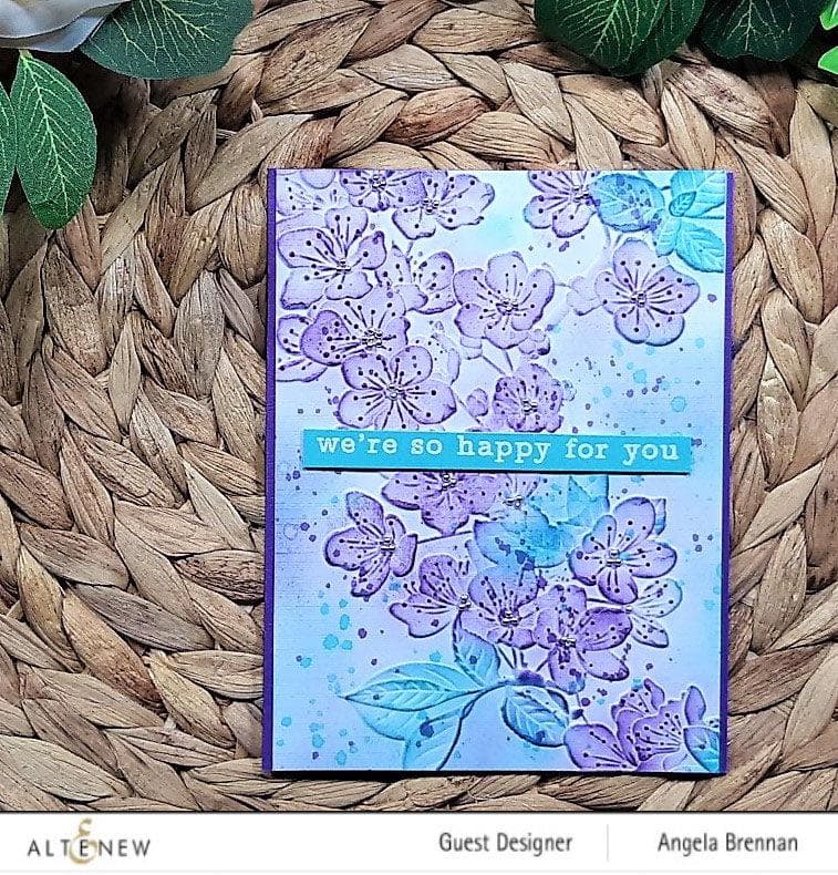 Cherry Plum Blossom 3D Embossing Folder for Card Making - Floral DIY Scrapbooking & Paper Crafting Supplies - Perfect for Greeting Cards, Invitations, and Wedding Decorations