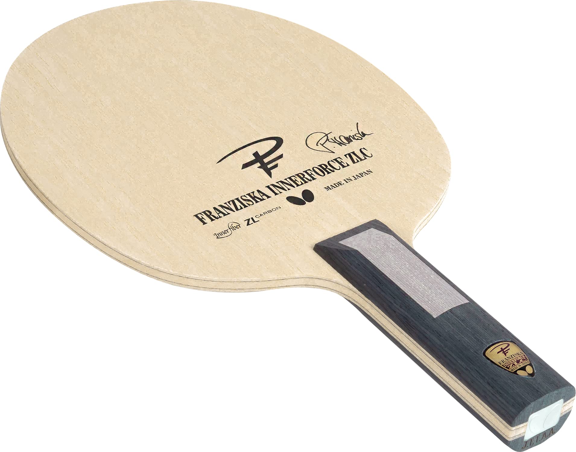 Butterfly Franziska Innerforce ZLC Table Tennis Racket - Professional Carbon Fiber Blade with ZL Technology - AN, FL, ST Handle Options - Made in Japan - Perfect for Competitive Play & Training Sessions