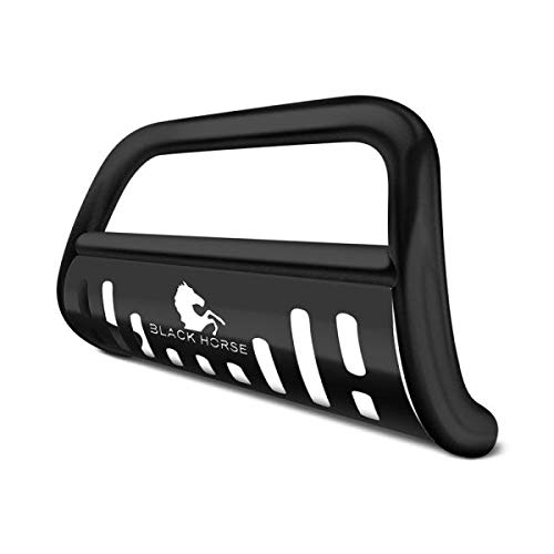 Black Horse Off-Road Skid Plate for Trucks & SUVs - Heavy Duty Steel Underbody Protection - Universal Fit - Perfect for Rock Crawling & Trail Riding