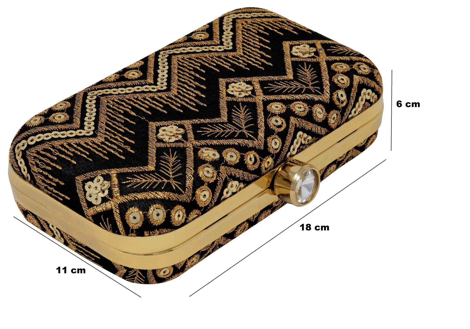 AILTINO Women's and Girls' Elegant Box Clutch Purse - Perfect for Parties, Weddings, and Evening Events