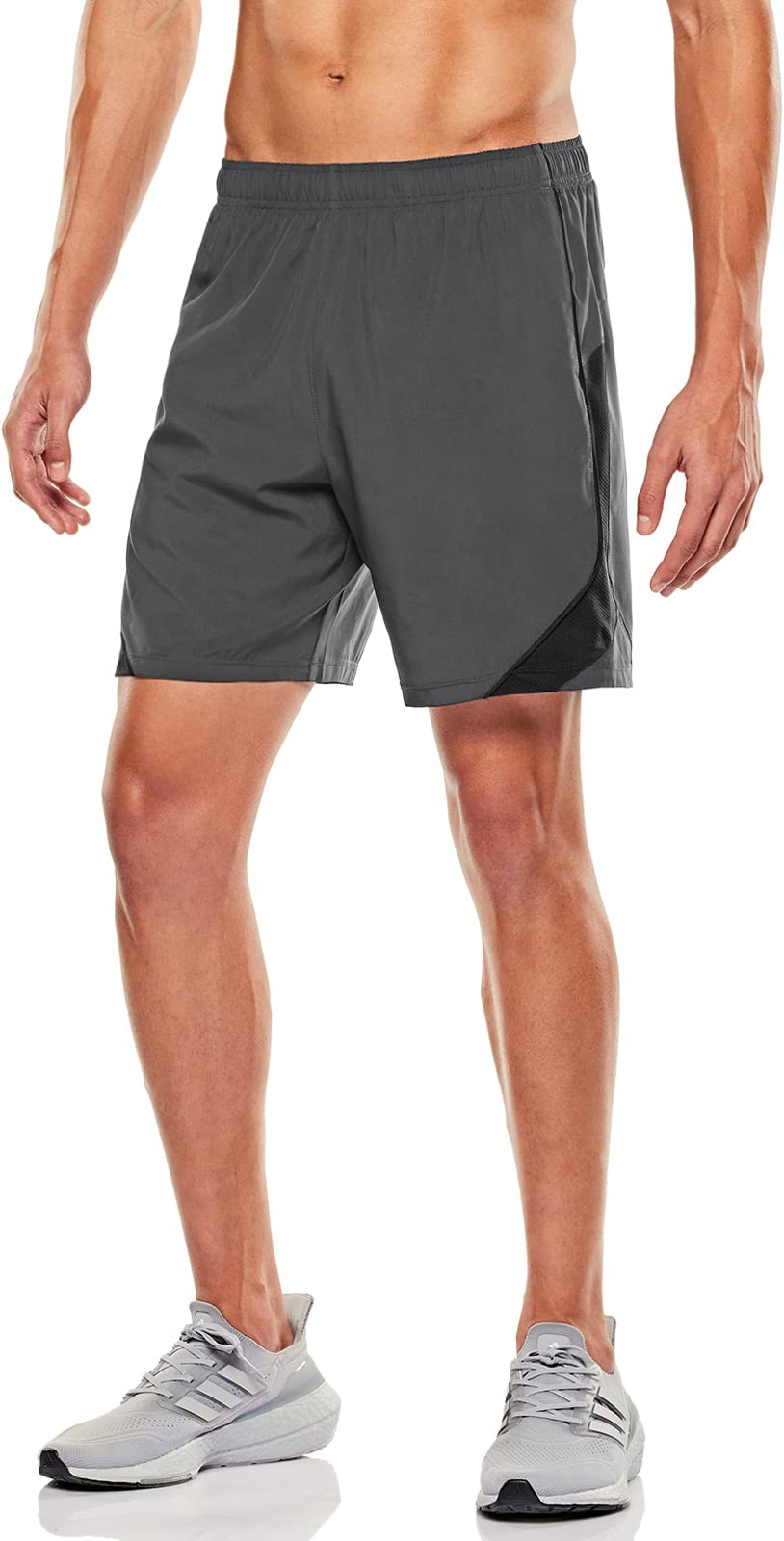 TSLA Men's 7 Inch Active Running Shorts - Quick Dry Basketball Gym Training Workout Athletic Shorts with Pockets for Running, Basketball & Gym Workouts