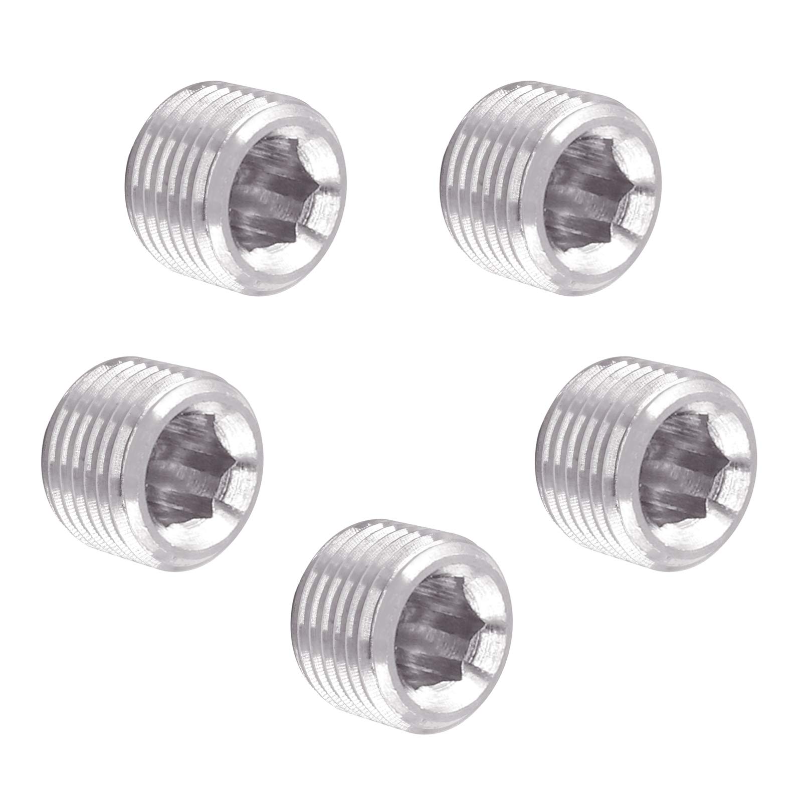 Glarks 16Pcs 304 Stainless Steel 1/8