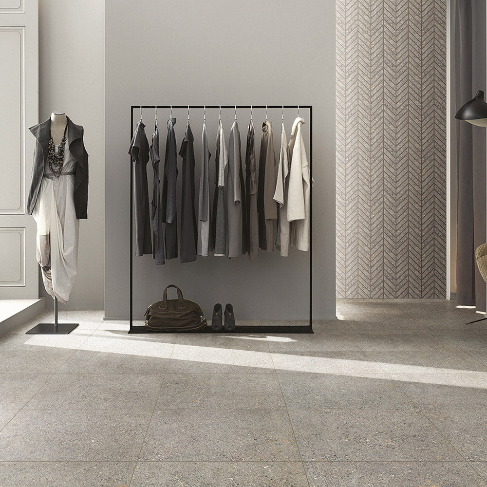 Premium 600x600 Light Grey Lappato Porcelain Tile - Atlanta Series | Modern Flooring for Living Room, Kitchen & Bathroom