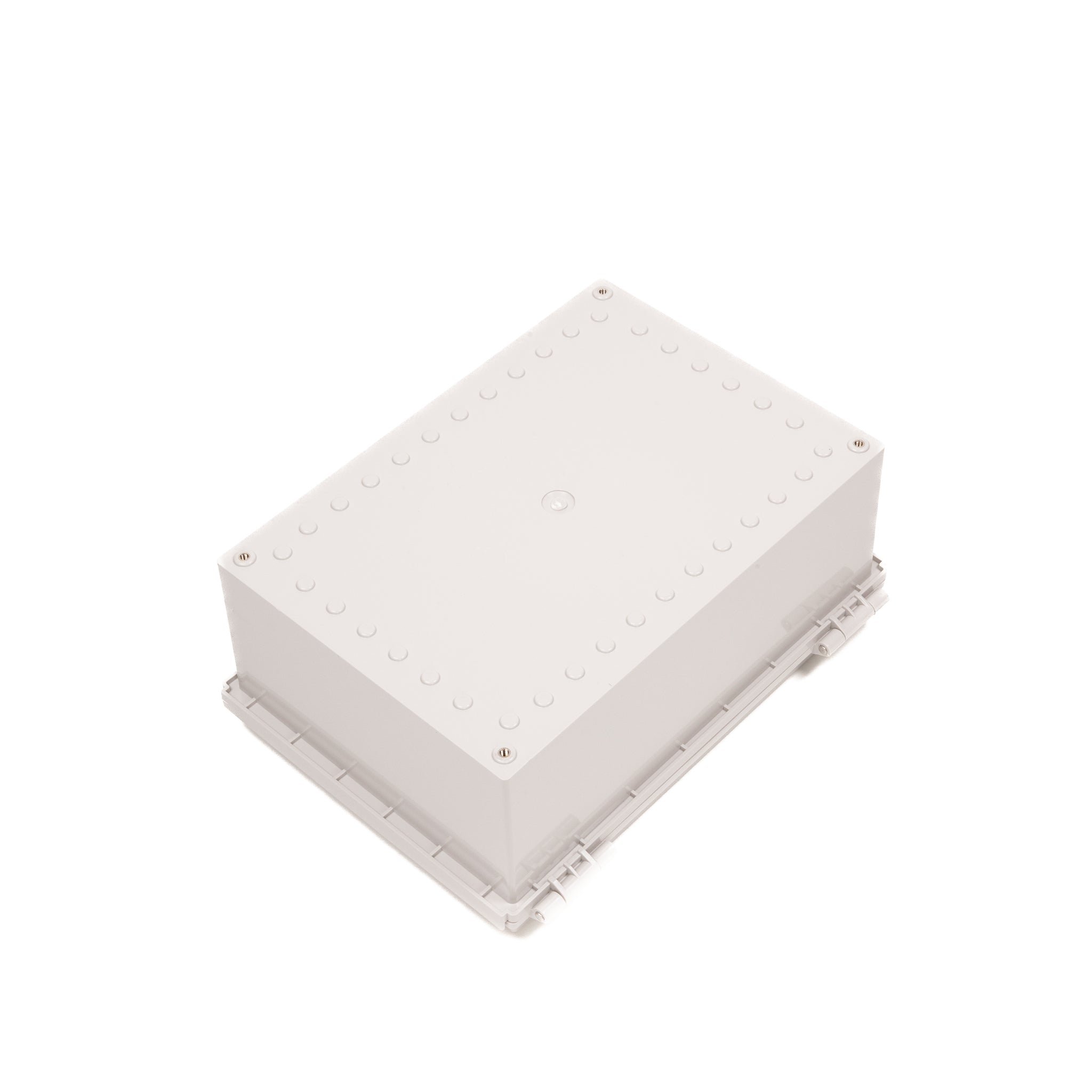 Boxco P Series Waterproof Plastic Enclosure - 9.84 x 13.78 x 7.09 Inches (250 x 350 x 180mm) - IP67 & IK08 Rated ABS Grey Case with Molded Hinge & Latch - Ideal for Outdoor Electronics, Industrial Equipment & Electrical Component Protection