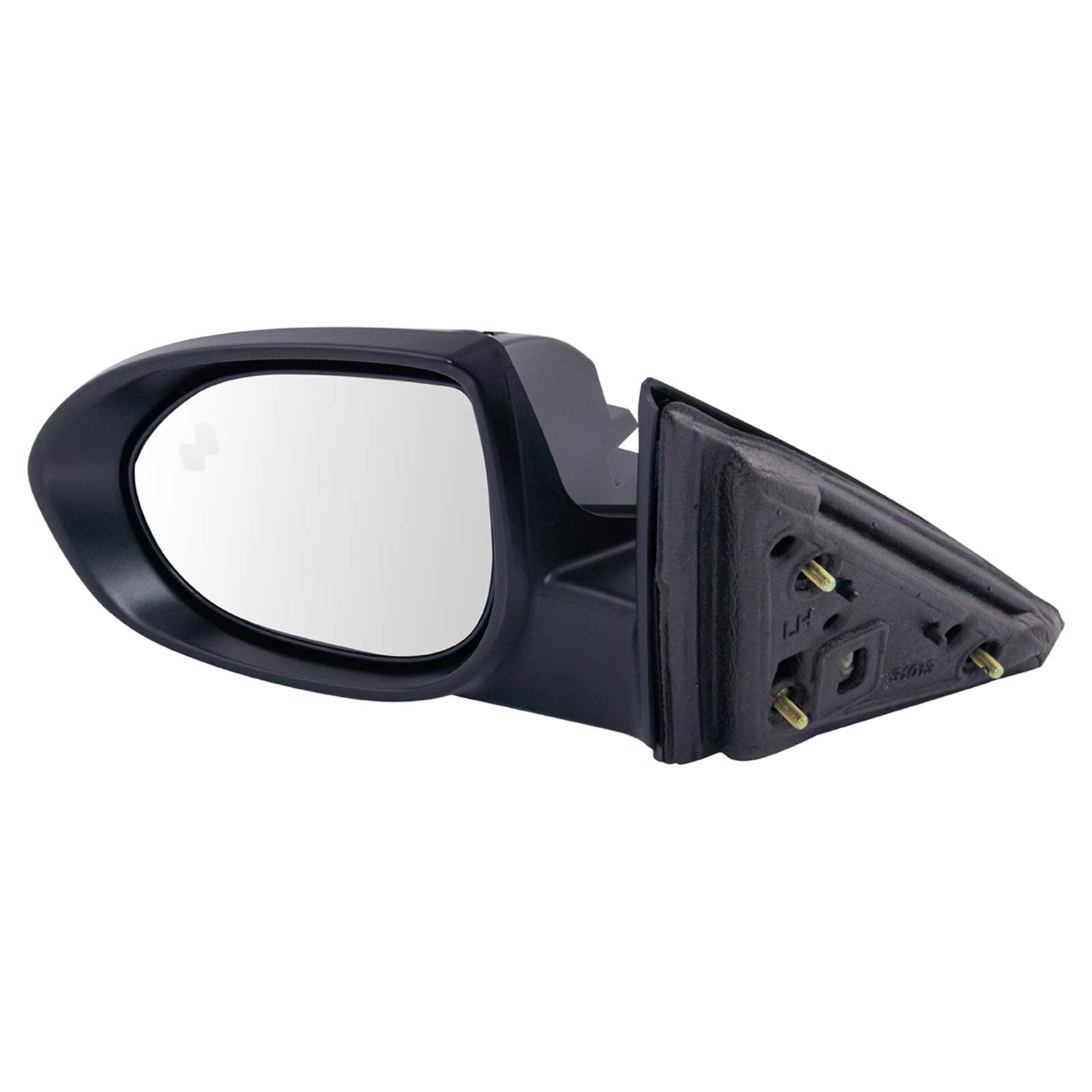 TRQ Driver & Passenger Side Mirror Set with Heating - Compatible with 2009-2010 Mazda 6 (MA1320191, MA1321191) - Perfect for Winter Driving & Enhanced Safety
