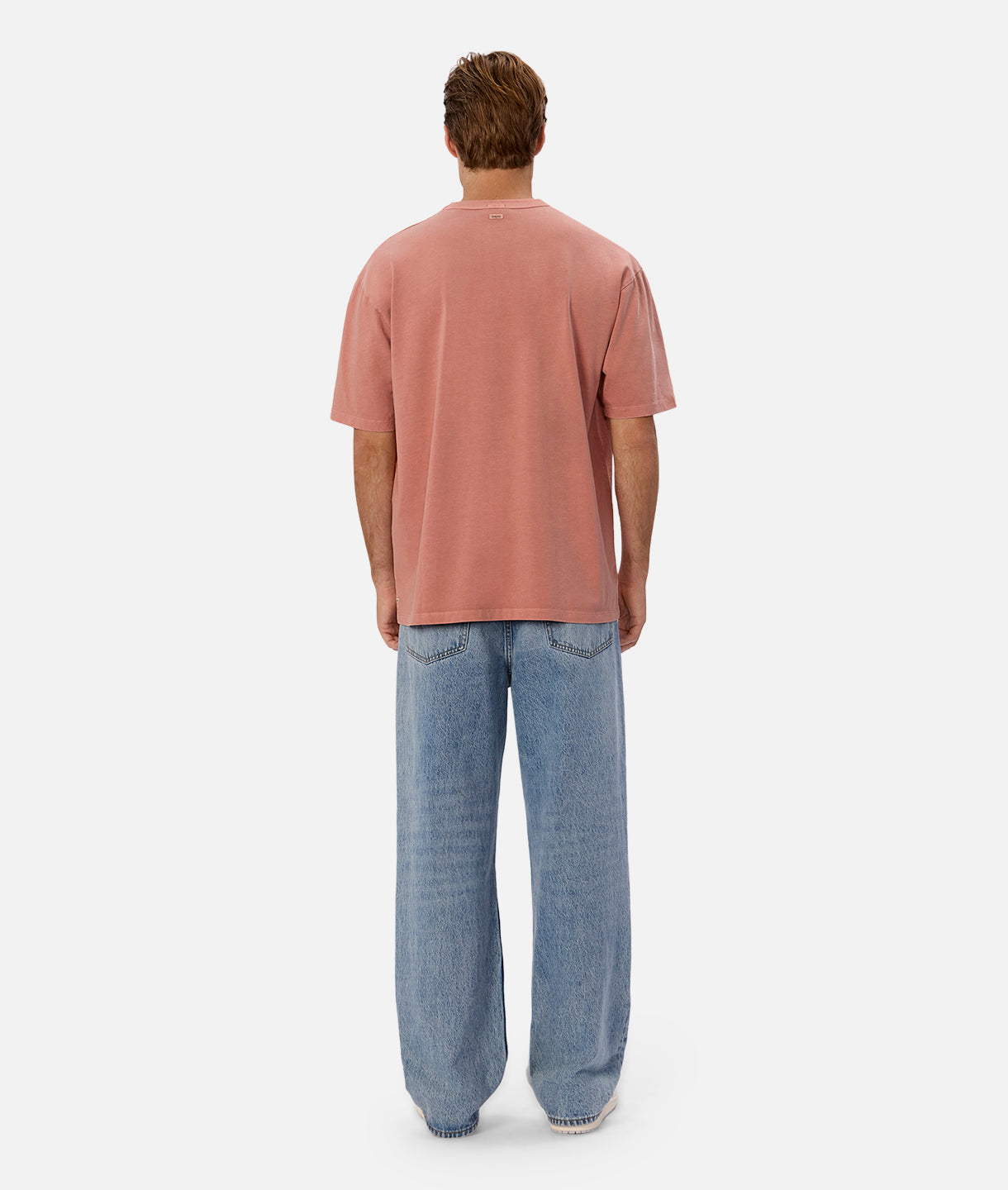 Premium Organic Cotton The Del Sur Tee - Soft & Comfortable Men's T-Shirt in Classic Brick Red | Perfect for Casual Wear, Travel & Everyday Outfits