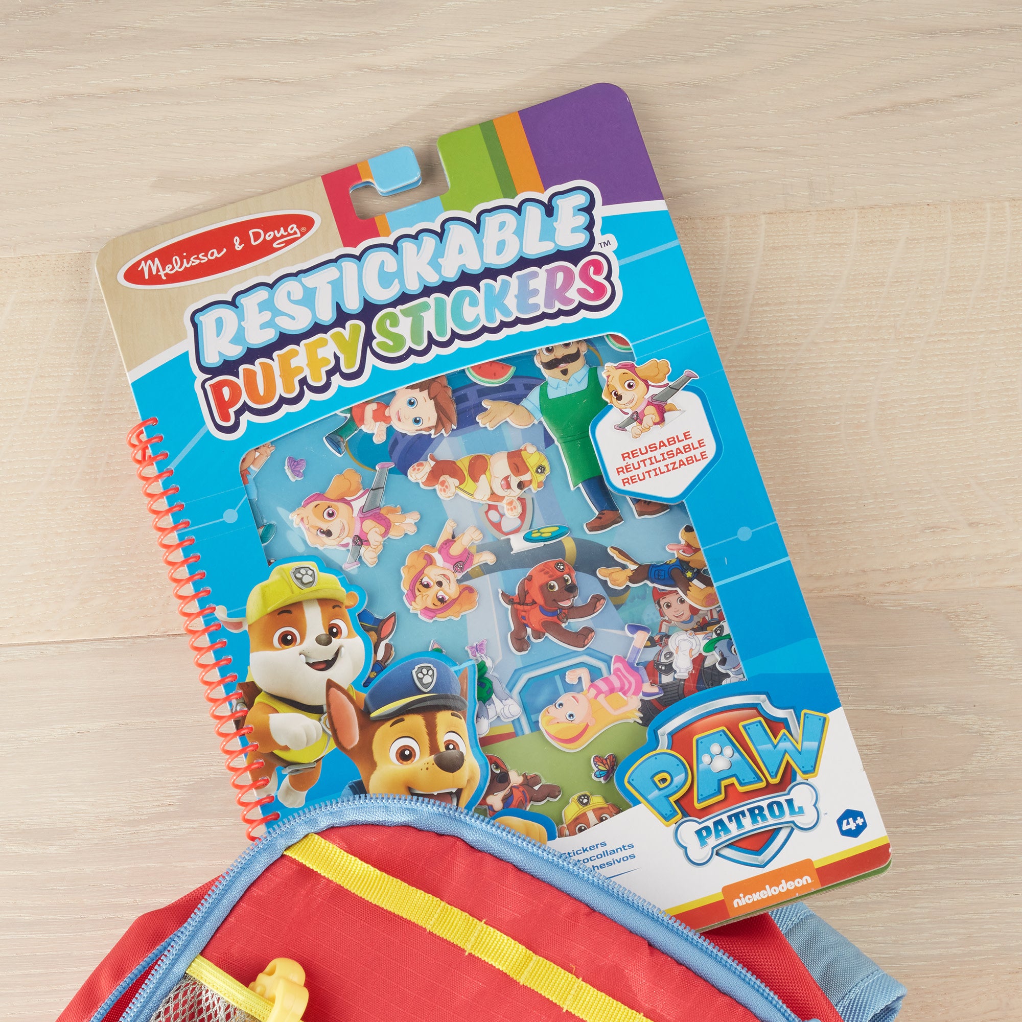PAW Patrol Reusable Puffy Stickers for Kids - Adventure Bay Sticker Set - Perfect for Scrapbooking, School Projects & Kids Room Decor
