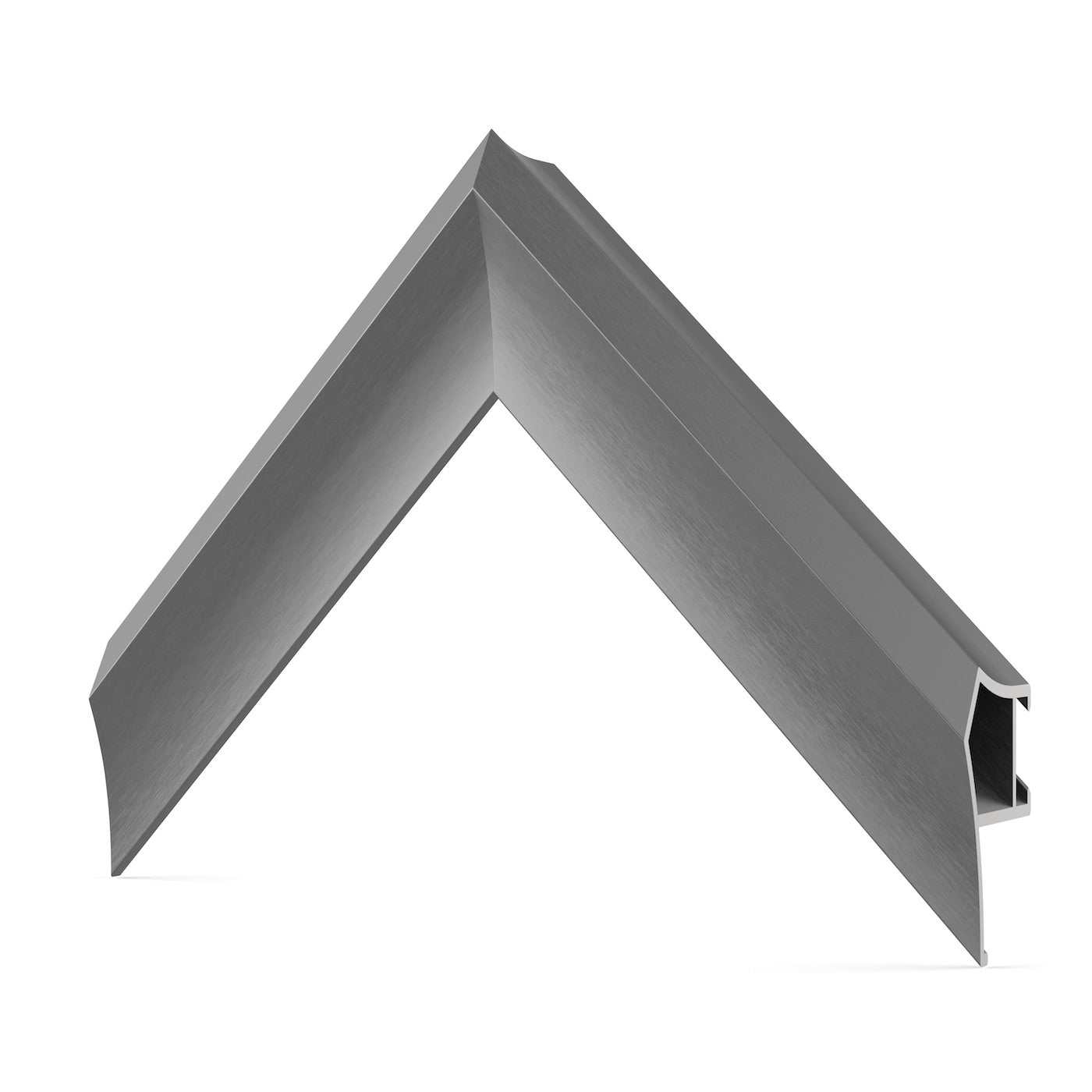 Samsung Frame TV Bezel - Graphite Alloy Prismatic Design for 2017-2020 Models | Premium TV Frame Replacement for Living Room & Home Theater Decor