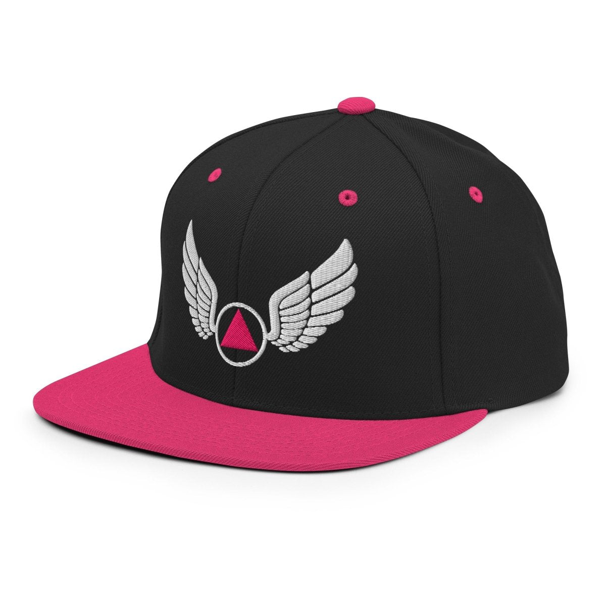 Wings Of Recovery Snapback Hat - Sobriety in Full Flight - Stylish Addiction Recovery Cap for AA Meetings & Sober Living Support