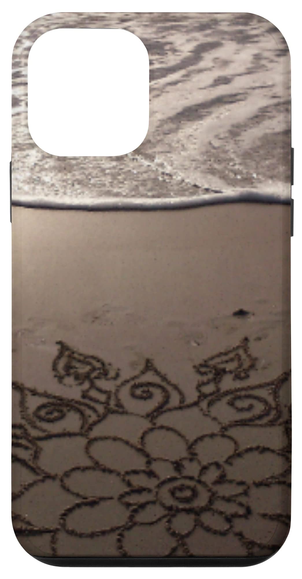iPhone 12 Mini Case - Ocean Beach Mandala Design | Protective Phone Cover for iPhone 12 Mini | Perfect for Beach Vacations, Summer Travel & Outdoor Adventures
