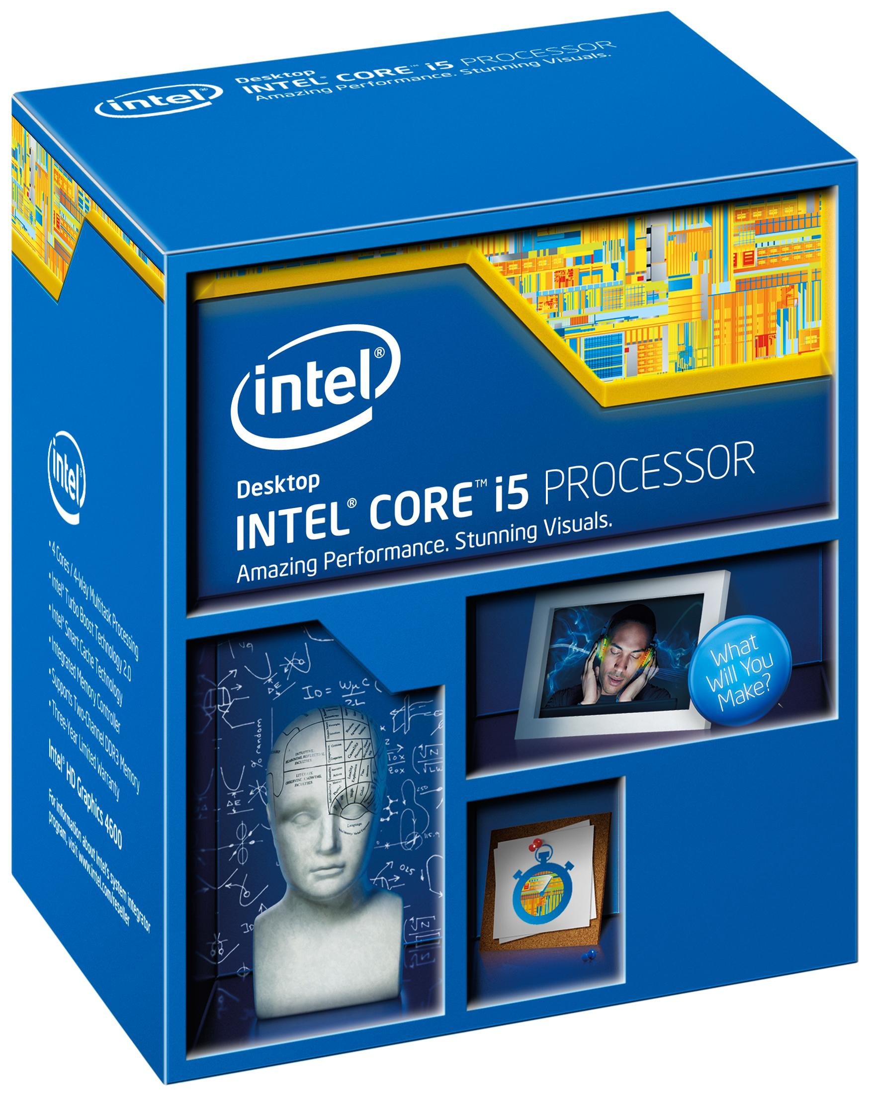 Refurbished Intel Core i5-4440 Processor 3.1GHz Quad-Core LGA1150 6MB Cache - Perfect for Gaming, Office Work & Home PC Upgrades