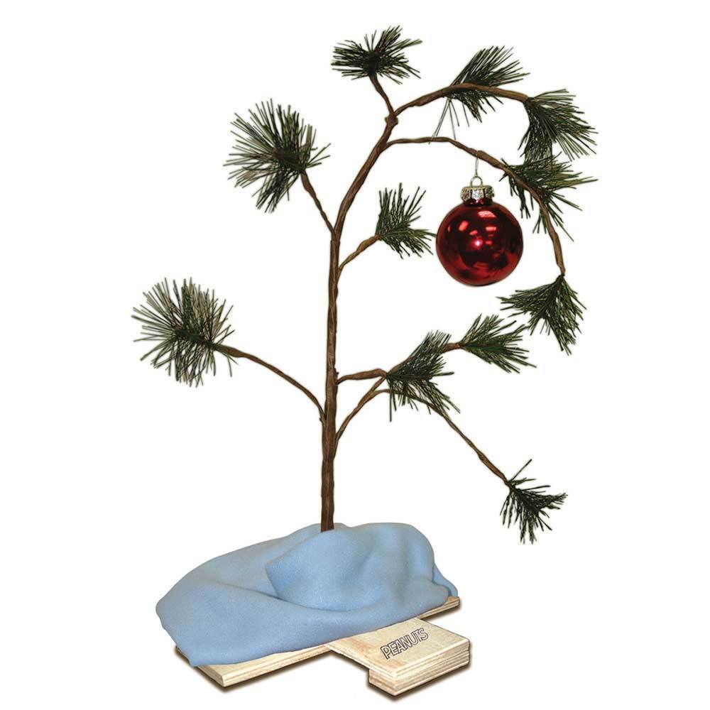 24 Peanuts® Charlie Brown Lonely Tree with Blanket - Christmas Decoration for Home, Office & Holiday Party Decor
