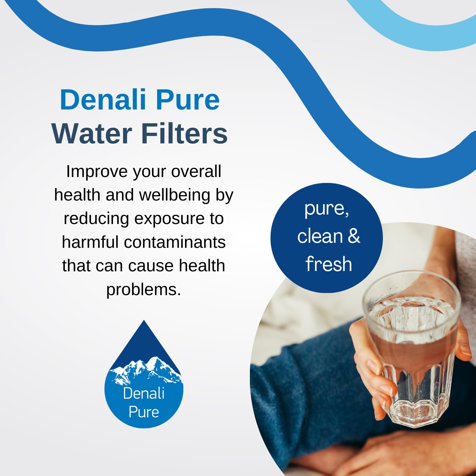 6-Pack Whirlpool GR2SHWXPS02 Refrigerator Water Filter Replacement - Compatible with Whirlpool 4396701 Fridge Water Filter Cartridge | Clean & Fresh Drinking Water for Home & Office