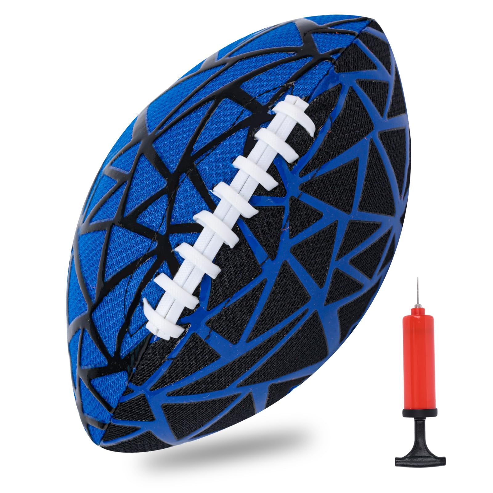 Shindel 9-Inch Inflatable Water Football for Pool & Beach - Strong Grip Fun Outdoor Game, Perfect for Kids & Family Ages 8-12, Black - Ideal for Summer Parties, Backyard Fun, and Vacation Activities