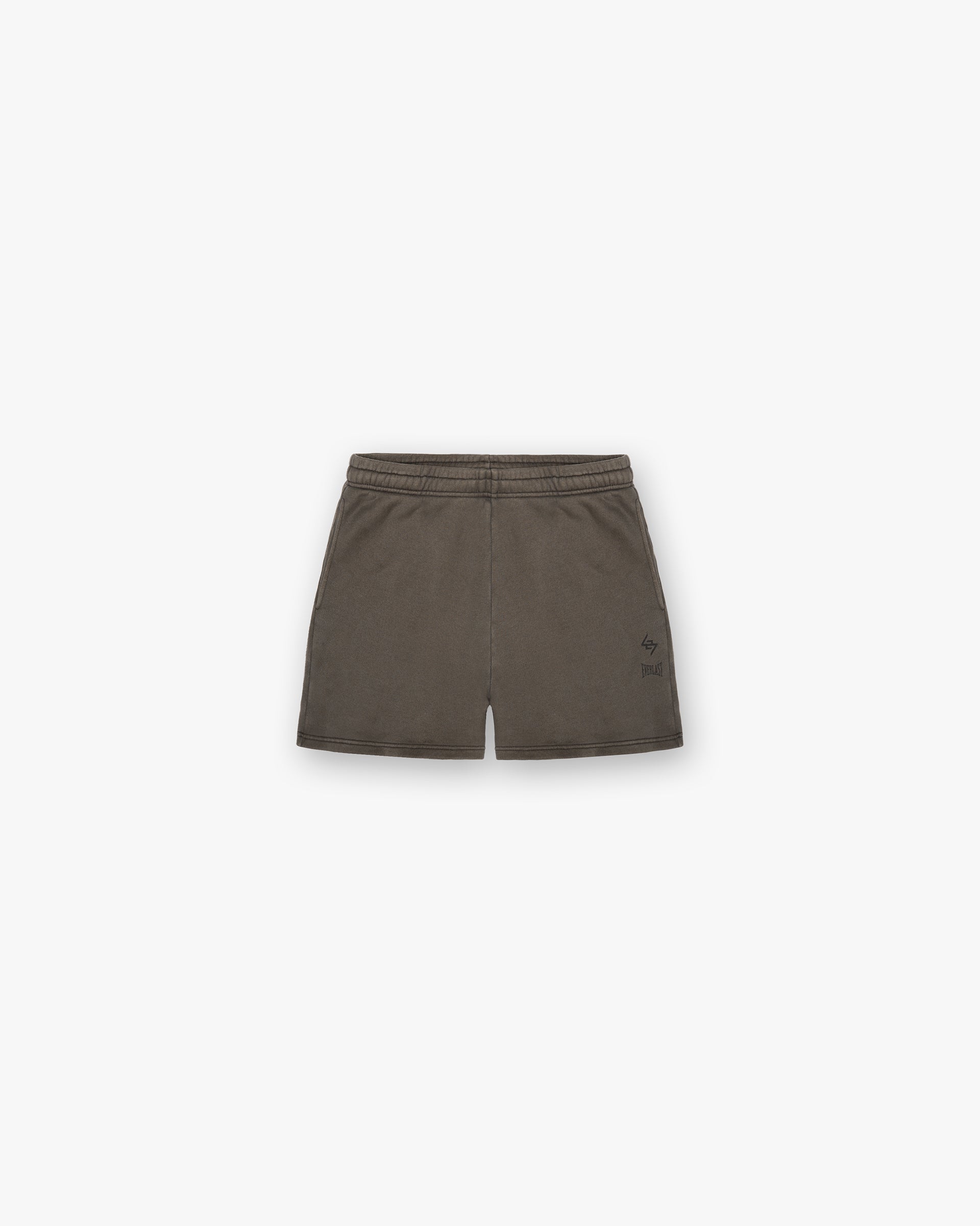 Everlast Training Camp Jersey Shorts - 247 Series in Washed Brown | Comfortable & Durable for Boxing, MMA & Gym Workouts