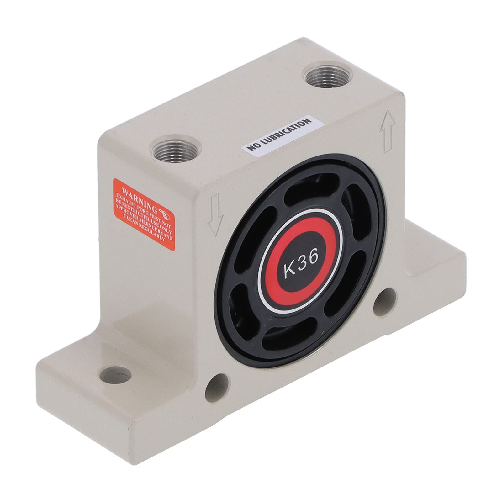 Pneumatic Turbine Vibrator - Aluminum Alloy Industrial Vibrator with 3/8in Thread for Vibrating Screening, Conveying, and Material Flow
