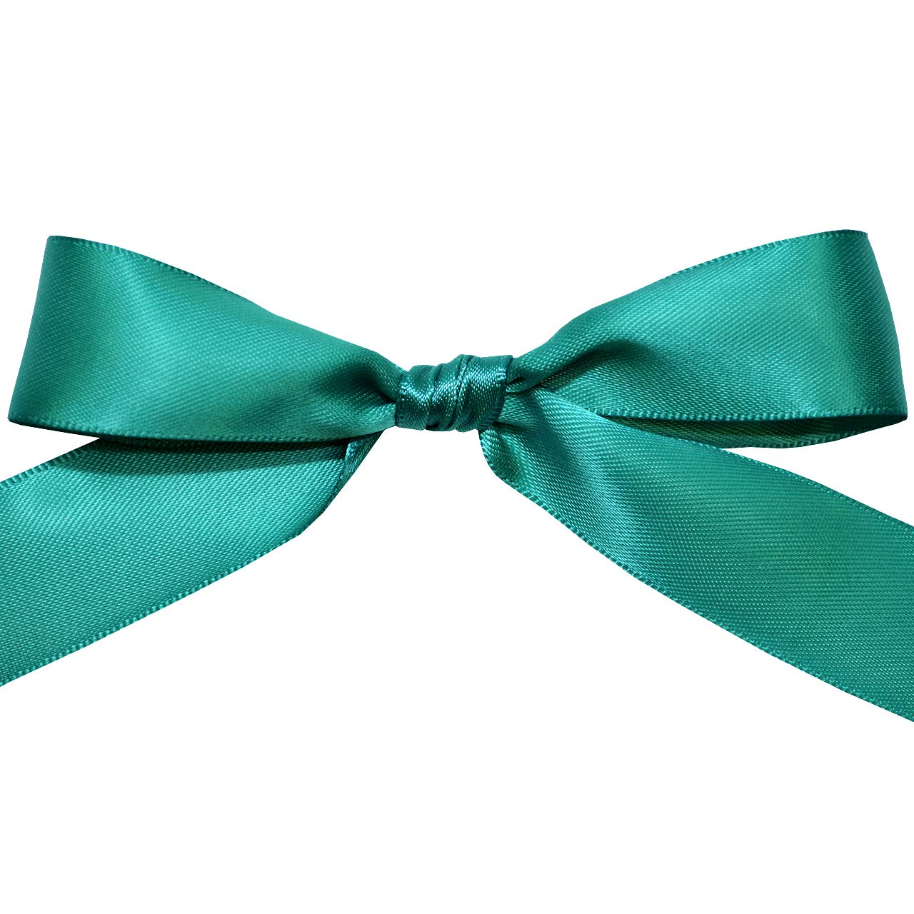 Morex Ribbon 08822 Double Face Satin Polyester Ribbon - 7/8 Inch x 50 Yards, Jade Green - Perfect for Gift Wrapping, Hair Bows, Crafts and DIY Projects
