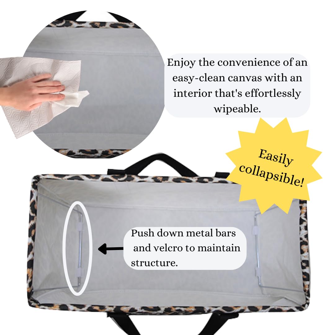 NGIL Extra Large Reusable Grocery Tote Bag - Foldable Shopping Bag for Groceries, Storage, Picnics, Beach Trips & Travel - Heavy Duty Collapsible Market Tote for Shopping, Organizing & Outdoor Activities