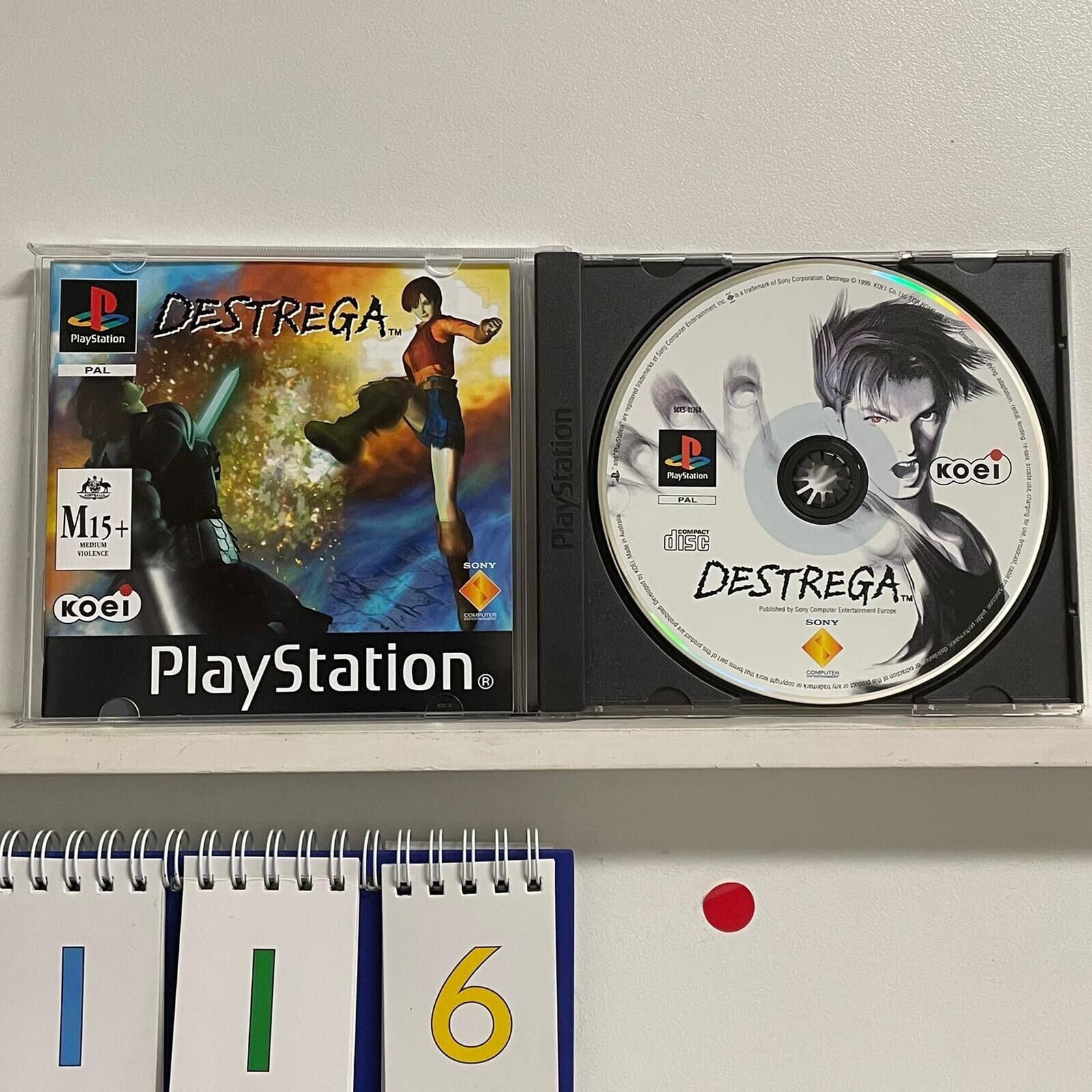 Destrega PS1 Game - Playstation 1 Classic Fighting Game with Original Manual (PAL Version) - Perfect for Retro Gaming Enthusiasts and Collectors