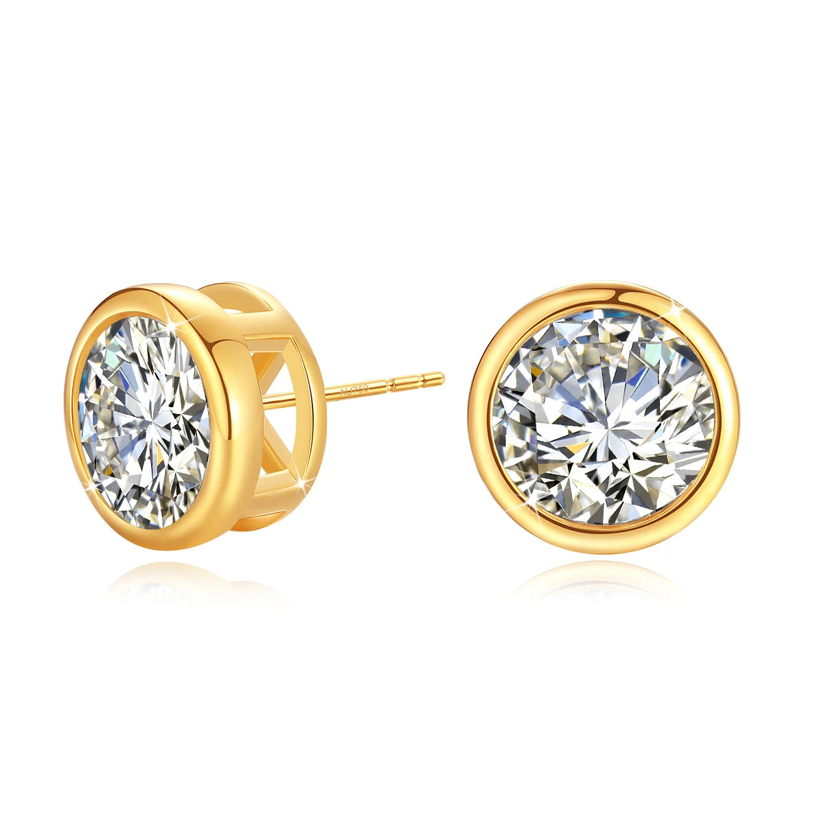 Elegant Gold Earrings for Women - 14K Gold Plated Dangle Hoop Earrings - Perfect for Parties, Weddings & Everyday Wear