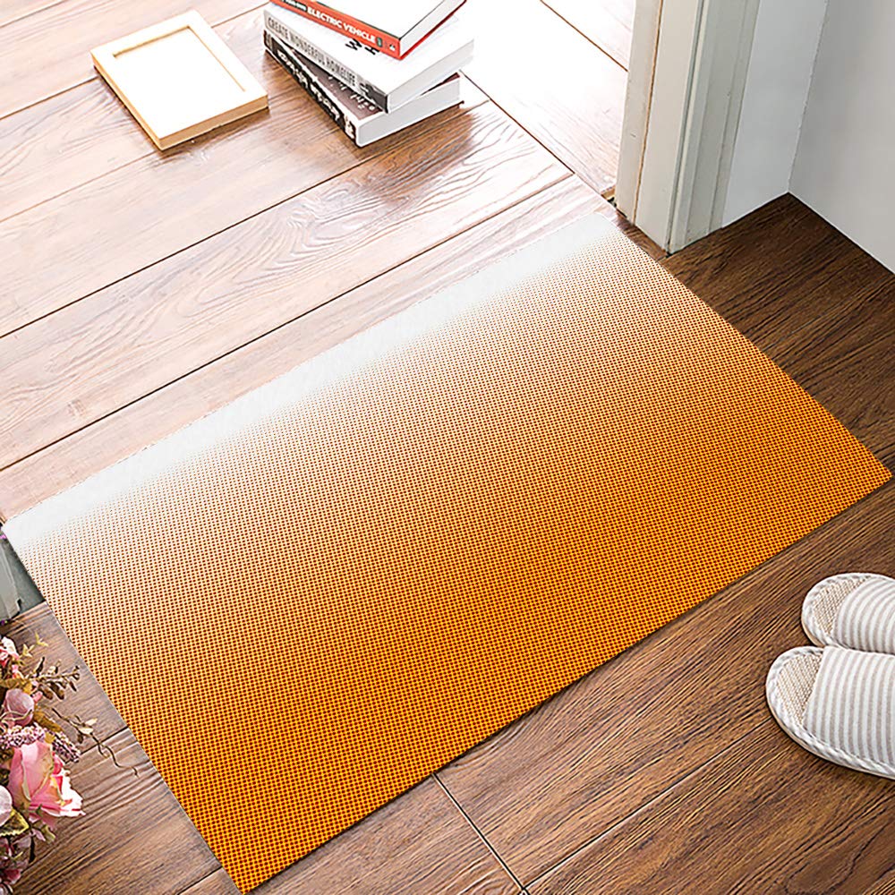 Non-Slip Welcome Doormat 20x31.5 Inch - Polka Dot Summer Ombre Design for Indoor & Outdoor Use - Decorative Entrance Mat for Home, Kitchen, Porch, and Entryway - Perfect for Adding Style to Your Doorstep