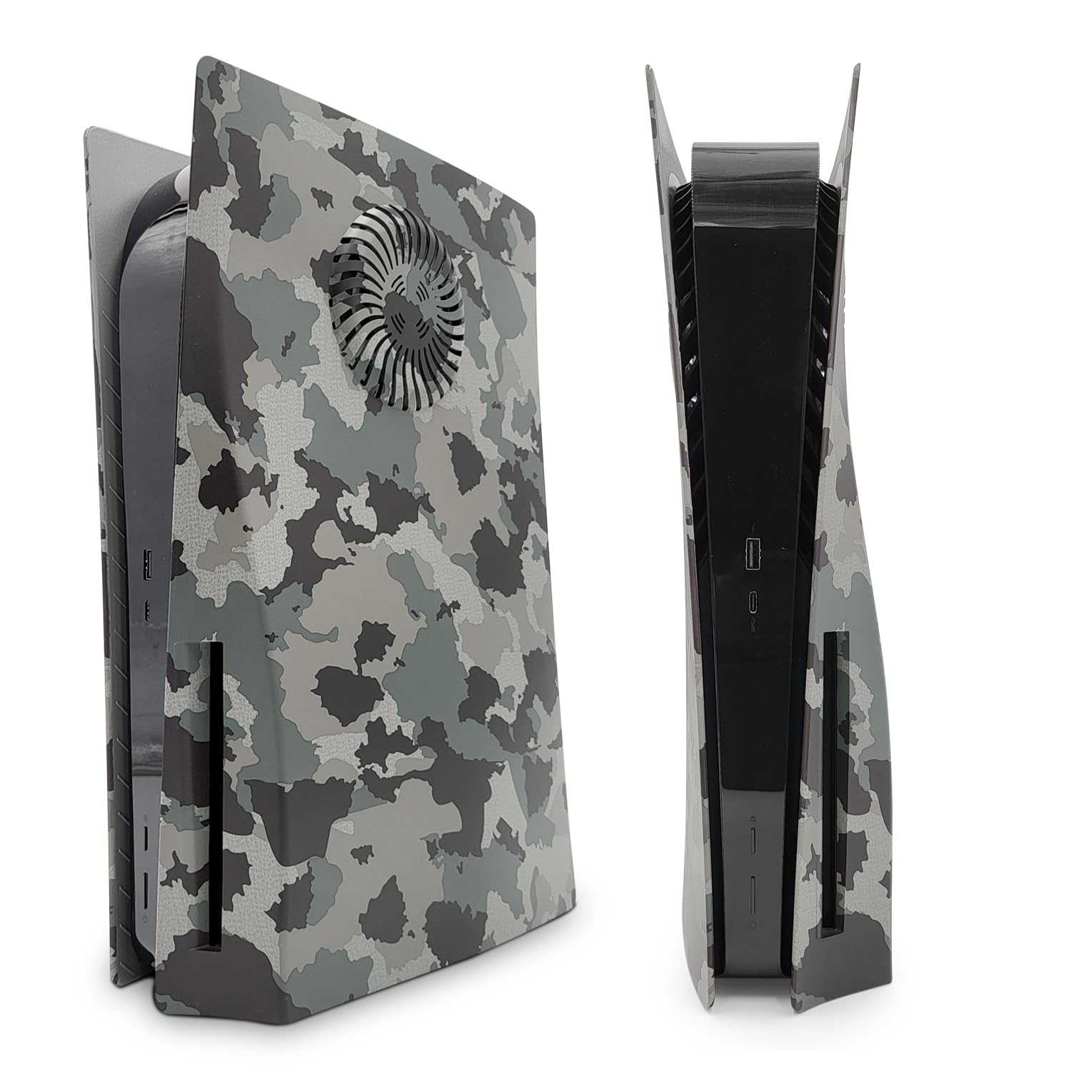 MatoSan® PS5 Faceplate Cover - Camouflage Design Replacement Plate for Playstation 5 Console | Durable Protective Shell & Skin for PS5 Disc Edition | Perfect for Gaming Setups & Home Entertainment Systems