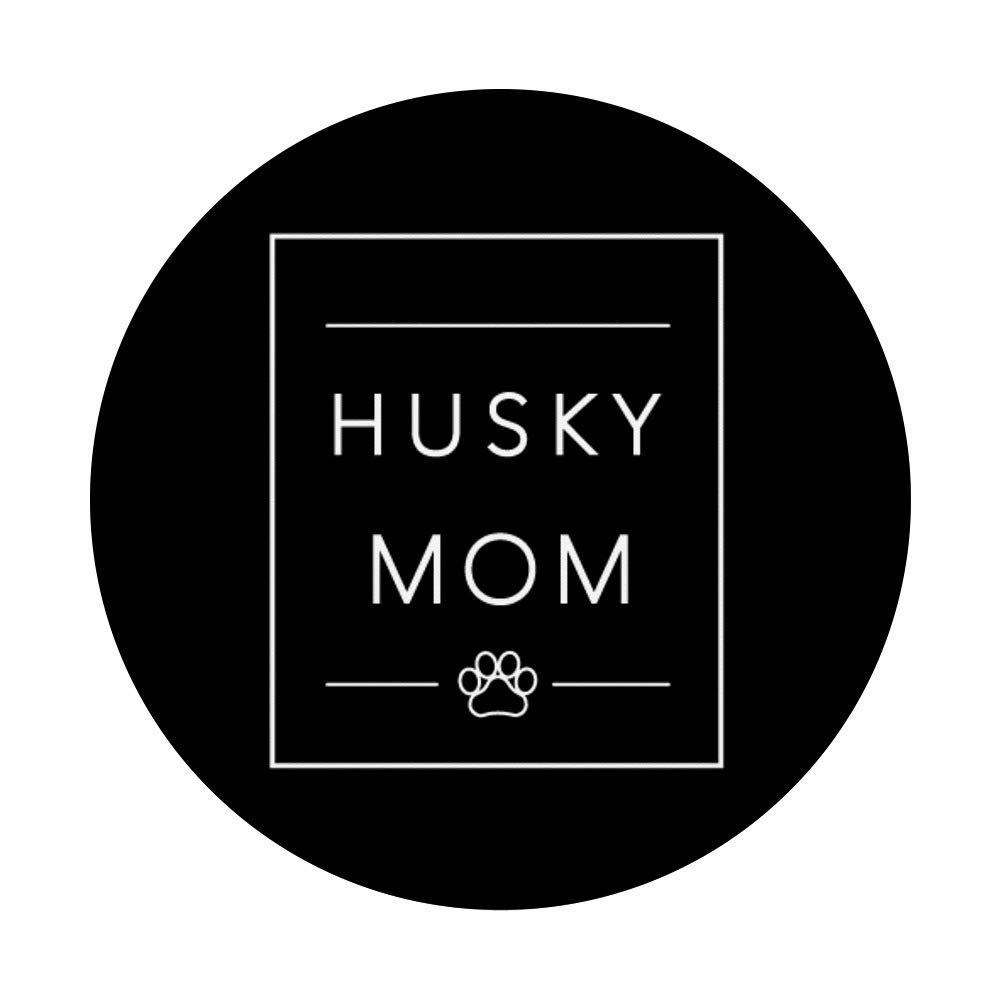 Stylish Siberian Husky PopSocket for Dog Lovers - Swappable PopGrip Phone Grip & Stand - Perfect Gift for Husky Moms & Minimalist Pet Owners - Great for Phones, Tablets & Daily Use