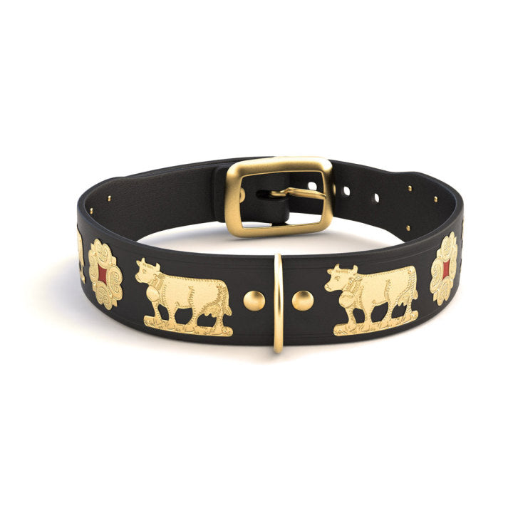 1 Small Contemporary Swiss Dog Collar - Stylish & Durable Pet Accessory for Daily Walks & Outdoor Adventures
