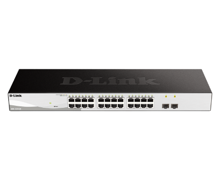 D-Link DGS-1210-26 26-Port Gigabit Smart Managed Switch | Network Switch for Office, Home & Business | High-Speed Data Transfer & VLAN Support
