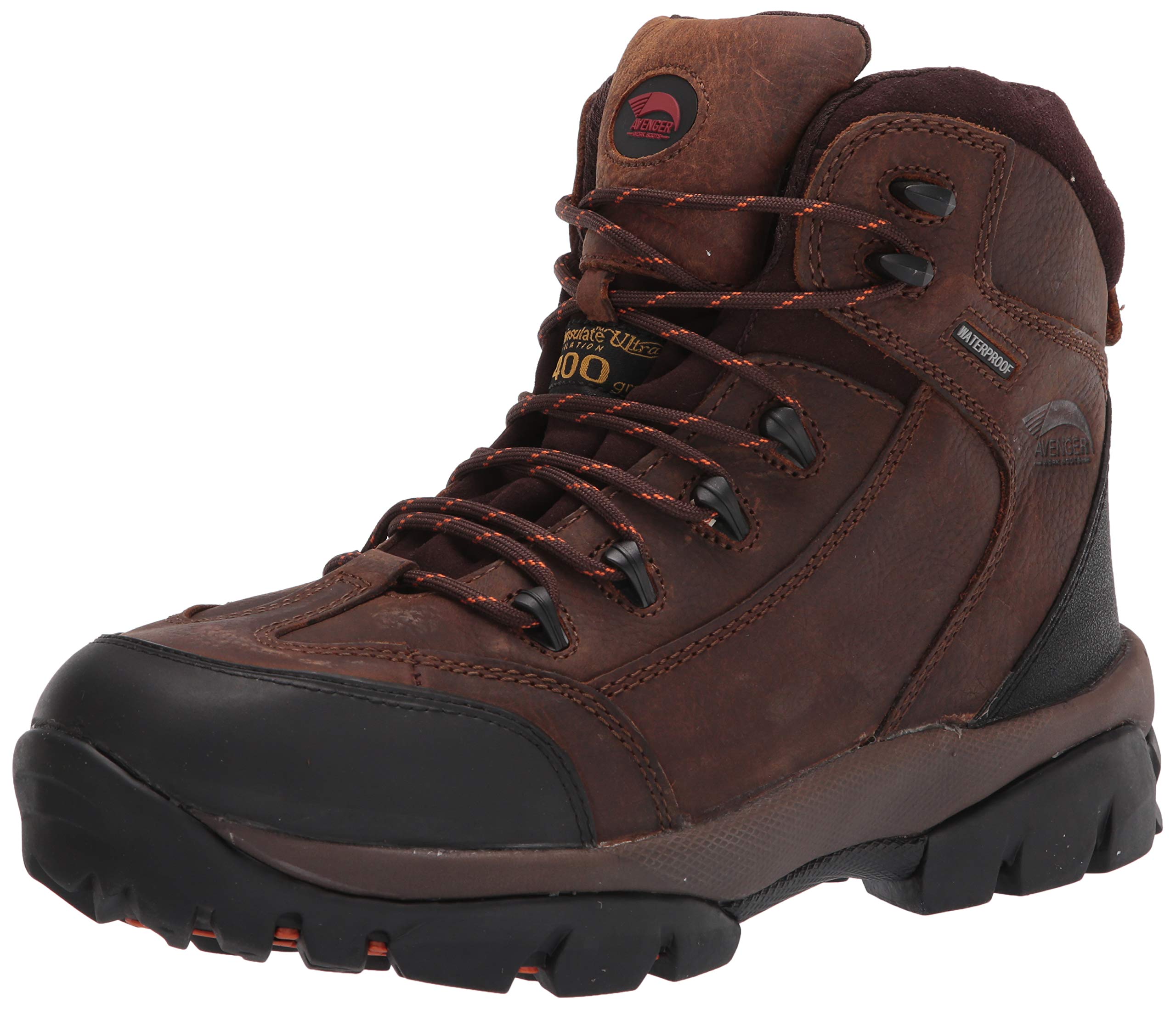 Avenger Enduro A7264 Men's Composite Toe EH Waterproof Work Boots - Heavy Duty Safety Shoes for Construction, Warehouse & Outdoor Work