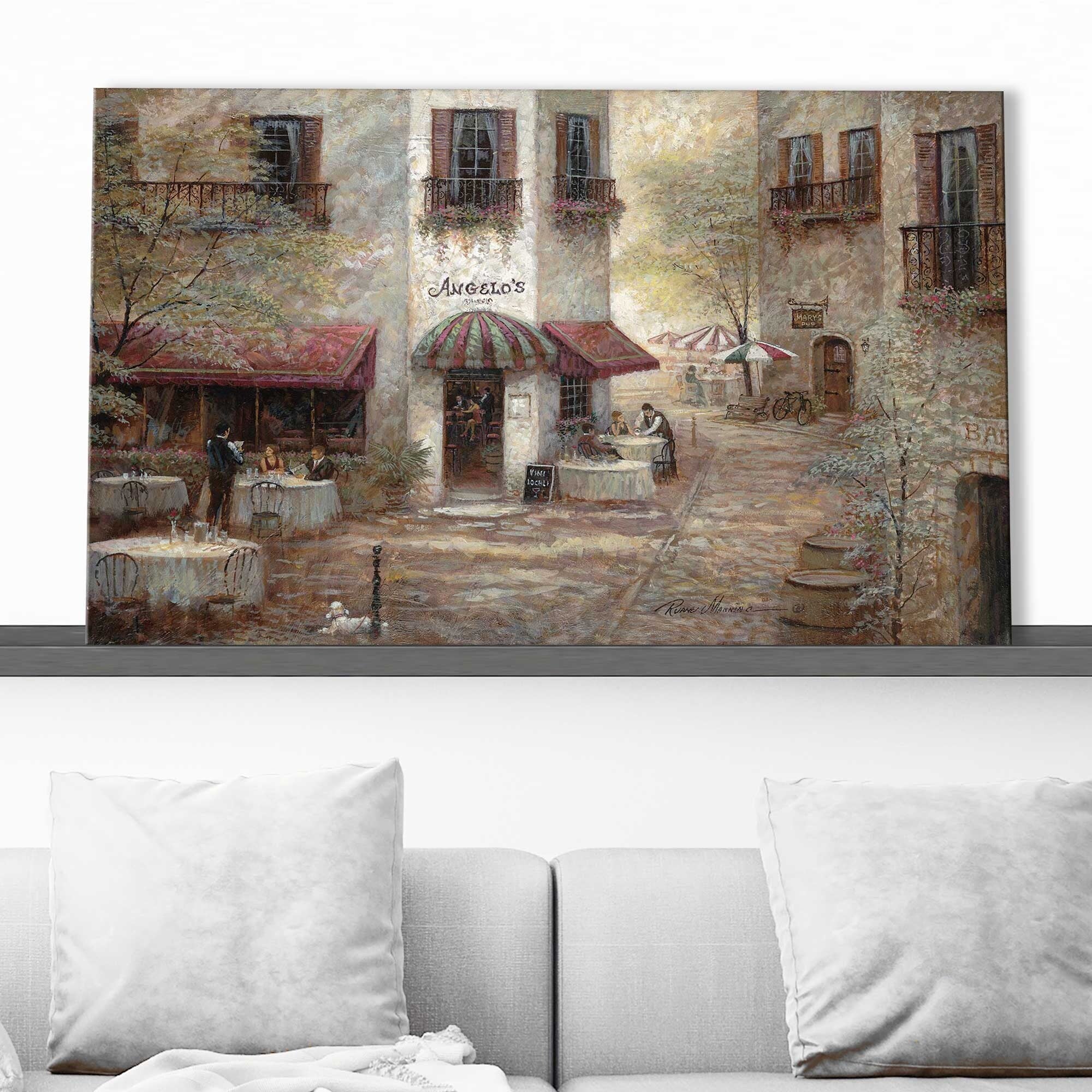 Angelos by Ruane Manning Canvas Wall Art Print - Premium Handmade Home Decor for Living Room, Bedroom & Office