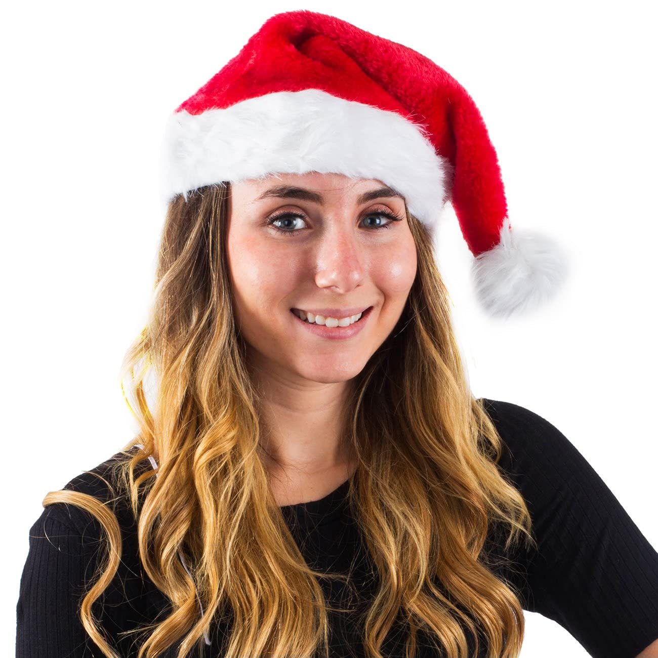 2 Pack Funny Christmas Party Hats - Santa, Elf & Reindeer Costume Hats for Holiday Parties, Festive Gatherings & Christmas Photo Booths