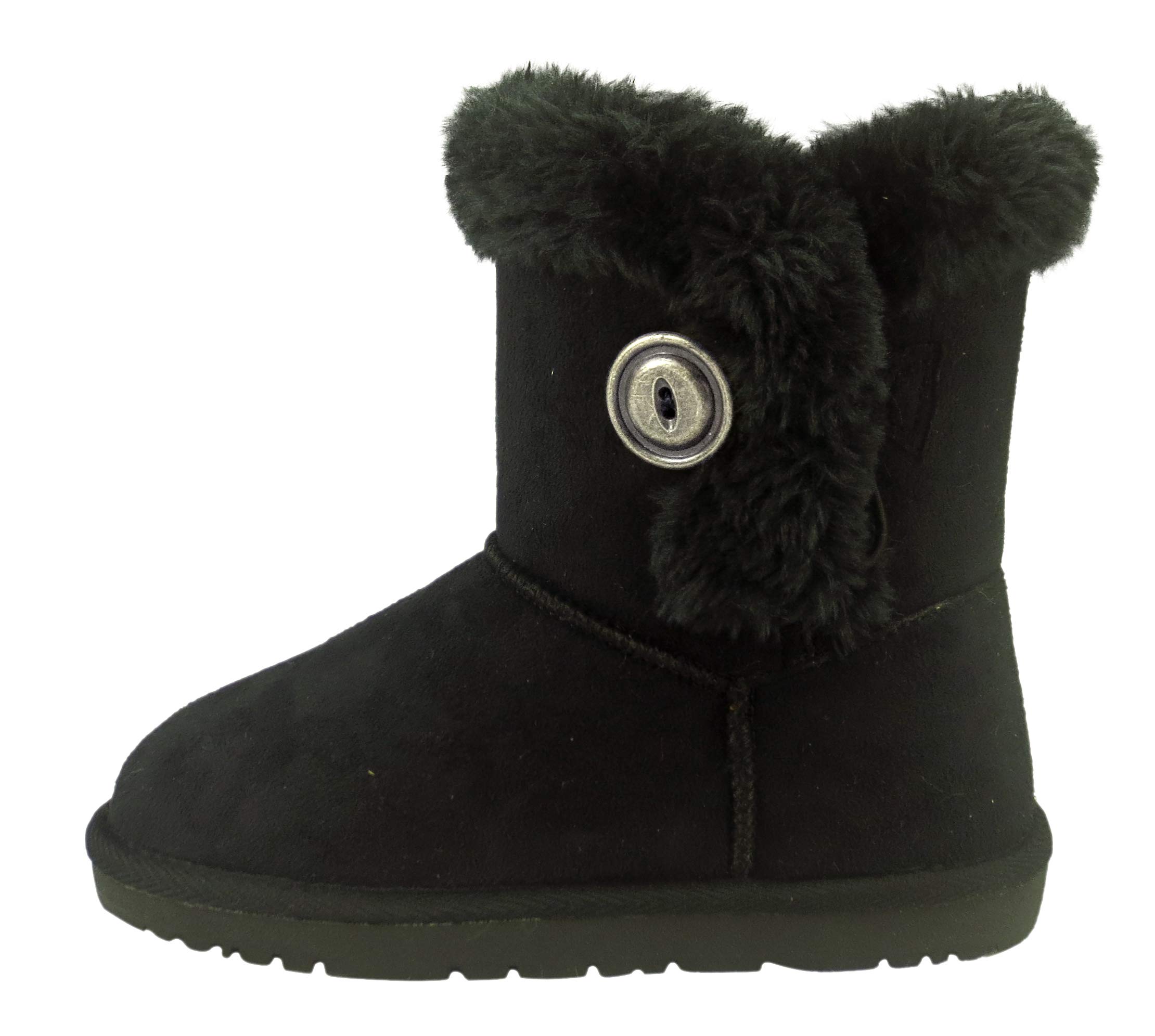 Girl's Genuine Leather Ankle Boots by The Doll Maker - Comfortable & Stylish Kids Shoes for School, Play & Everyday Wear (Toddler/Big Kid Sizes)
